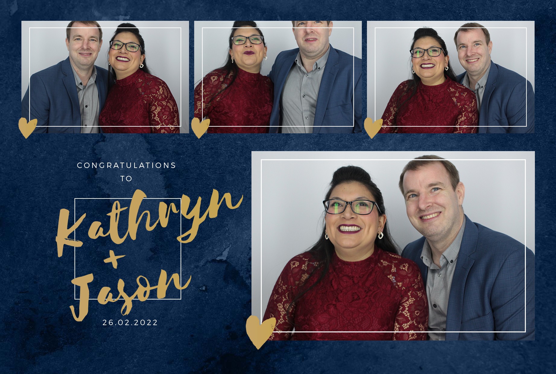 Kathryn and Jason's Wedding  | View more photos from the event at gallery.myphotoboothexperience.co.uk/u/MyPhotoBoothExperienceLtd/Kathryn-and-Jasons-Wedding