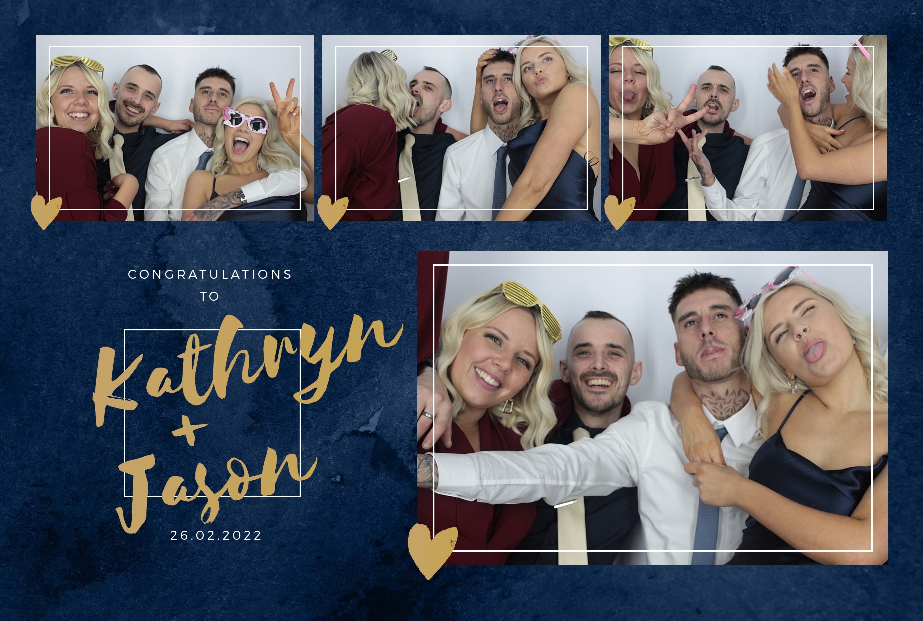 Kathryn and Jason's Wedding  | View more photos from the event at gallery.myphotoboothexperience.co.uk/u/MyPhotoBoothExperienceLtd/Kathryn-and-Jasons-Wedding
