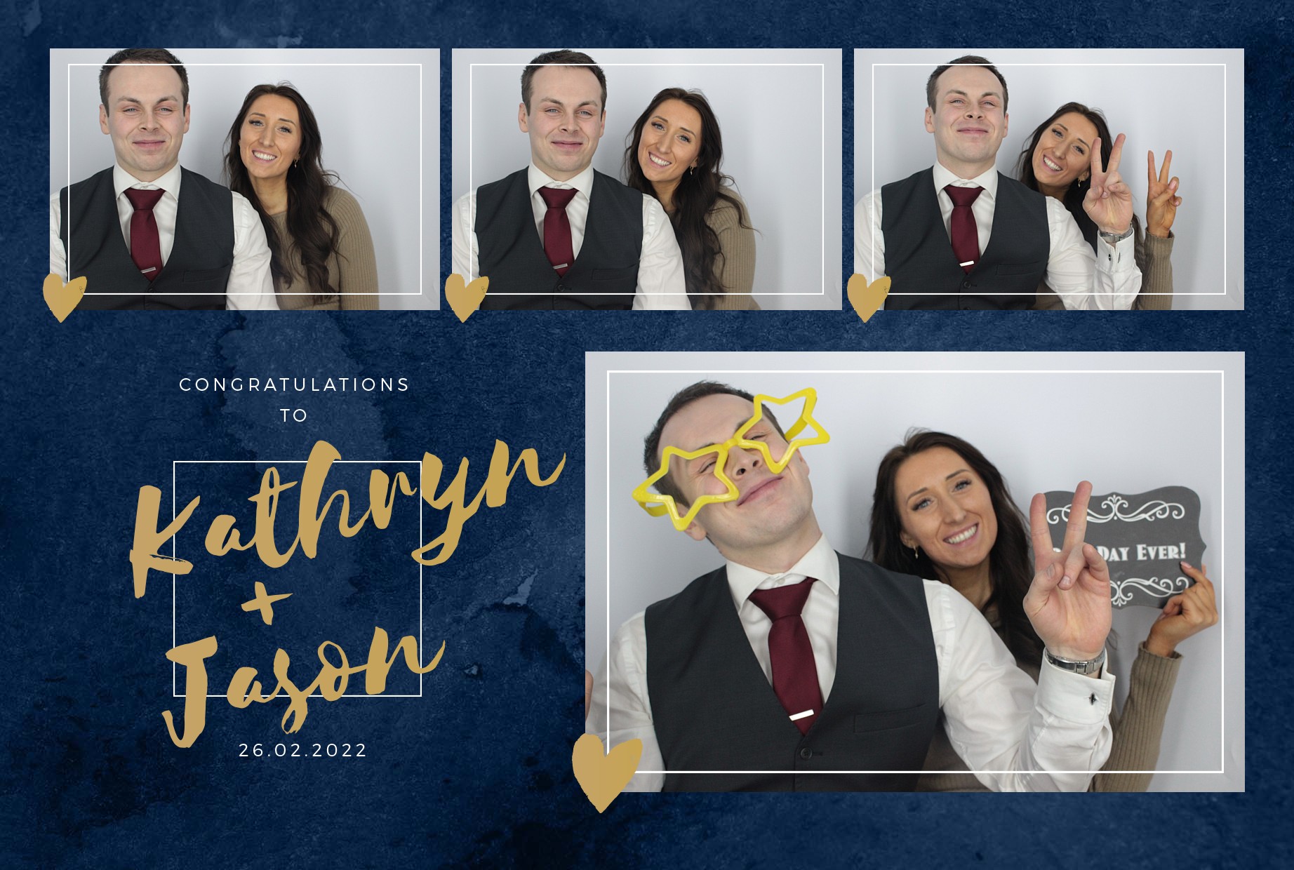 Kathryn and Jason's Wedding  | View more photos from the event at gallery.myphotoboothexperience.co.uk/u/MyPhotoBoothExperienceLtd/Kathryn-and-Jasons-Wedding