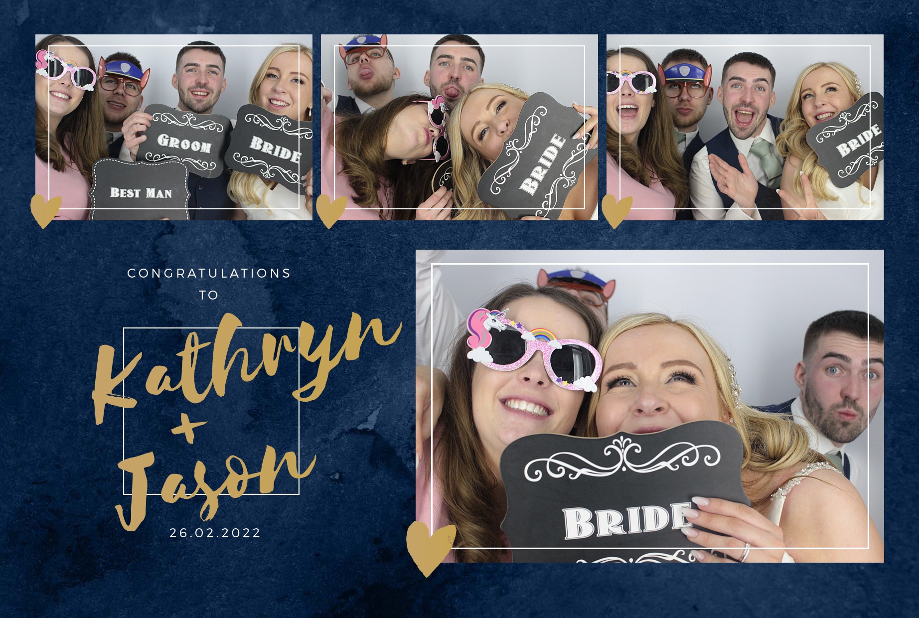 Kathryn and Jason's Wedding  | View more photos from the event at gallery.myphotoboothexperience.co.uk/u/MyPhotoBoothExperienceLtd/Kathryn-and-Jasons-Wedding