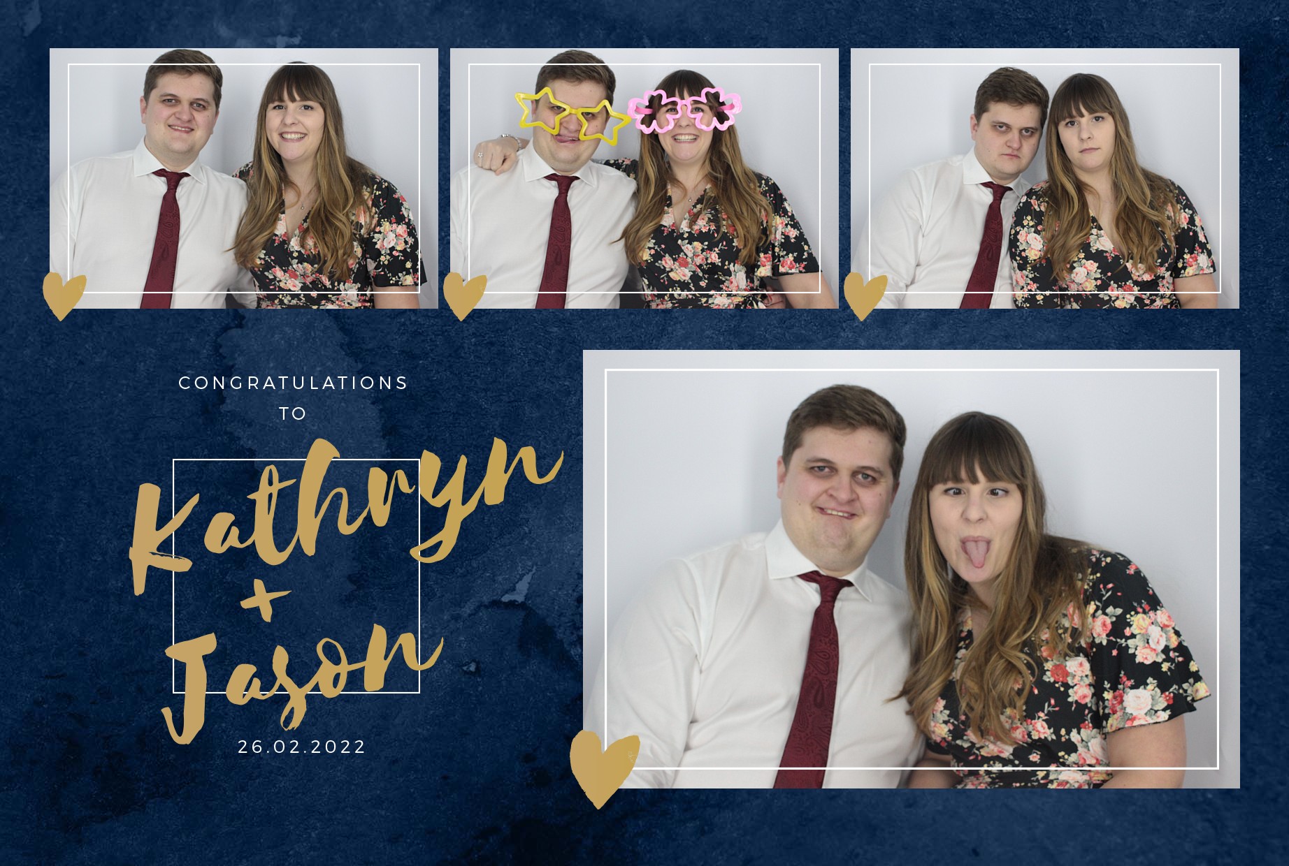 Kathryn and Jason's Wedding  | View more photos from the event at gallery.myphotoboothexperience.co.uk/u/MyPhotoBoothExperienceLtd/Kathryn-and-Jasons-Wedding