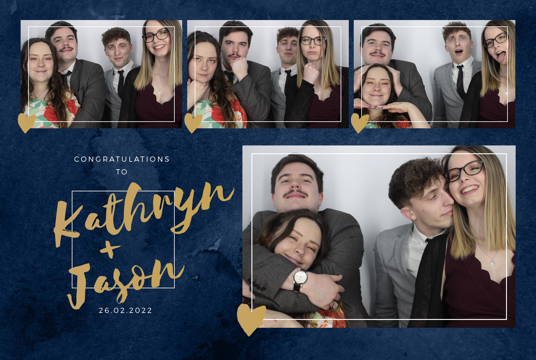 Kathryn and Jason's Wedding  | View more photos from the event at gallery.myphotoboothexperience.co.uk/u/MyPhotoBoothExperienceLtd/Kathryn-and-Jasons-Wedding
