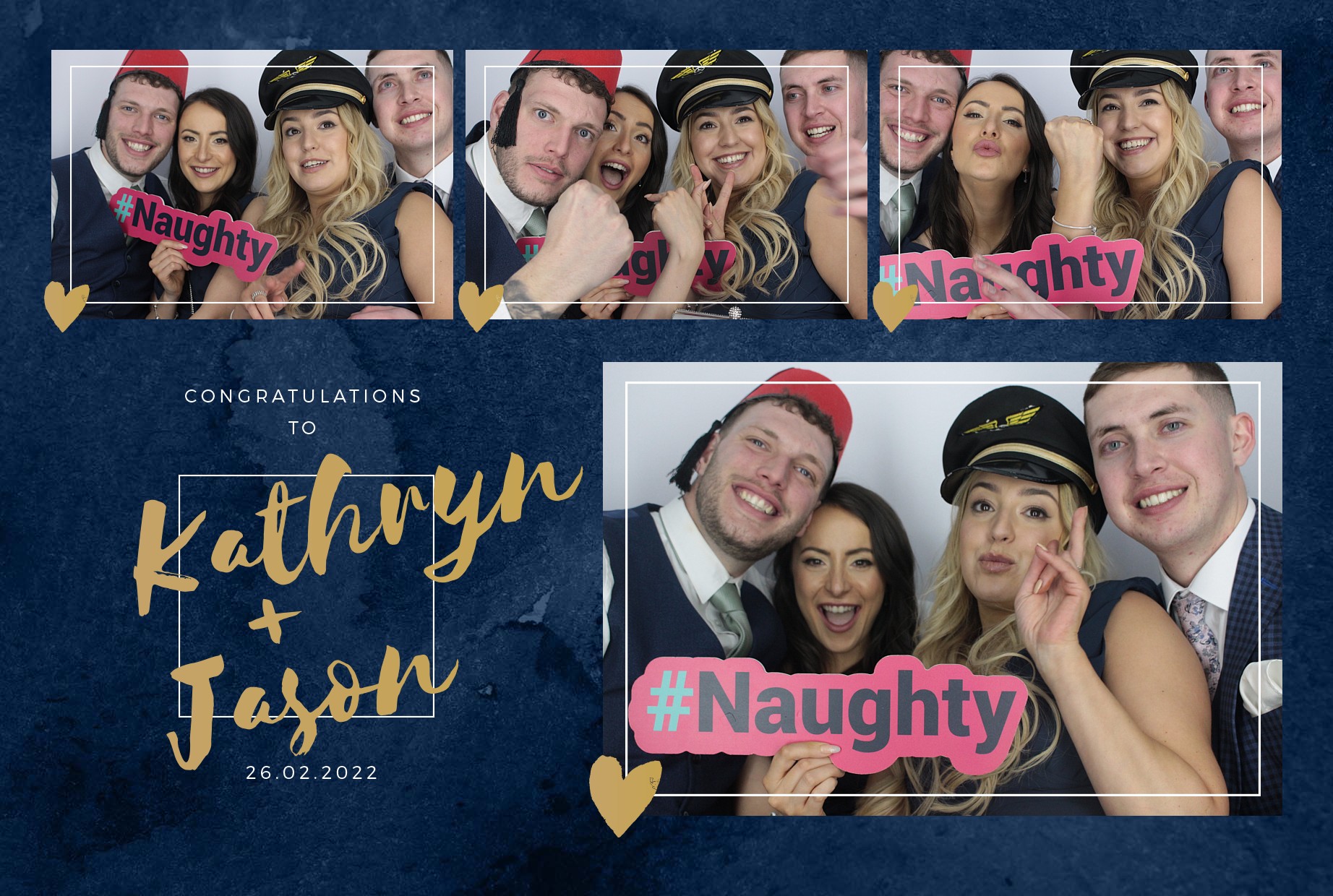 Kathryn and Jason's Wedding  | View more photos from the event at gallery.myphotoboothexperience.co.uk/u/MyPhotoBoothExperienceLtd/Kathryn-and-Jasons-Wedding