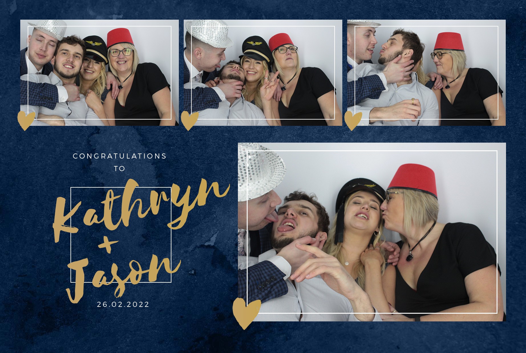 Kathryn and Jason's Wedding  | View more photos from the event at gallery.myphotoboothexperience.co.uk/u/MyPhotoBoothExperienceLtd/Kathryn-and-Jasons-Wedding