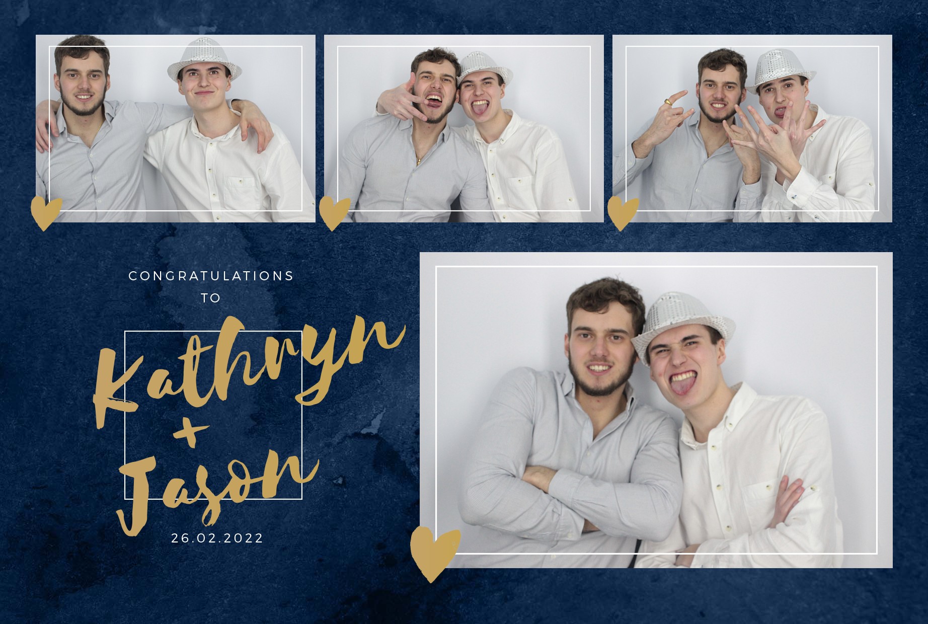 Kathryn and Jason's Wedding  | View more photos from the event at gallery.myphotoboothexperience.co.uk/u/MyPhotoBoothExperienceLtd/Kathryn-and-Jasons-Wedding