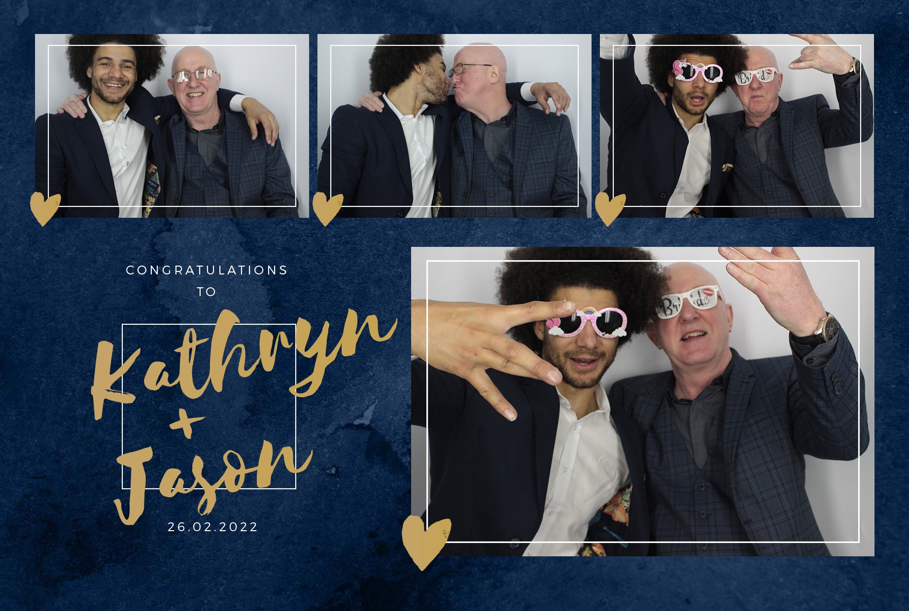 Kathryn and Jason's Wedding  | View more photos from the event at gallery.myphotoboothexperience.co.uk/u/MyPhotoBoothExperienceLtd/Kathryn-and-Jasons-Wedding