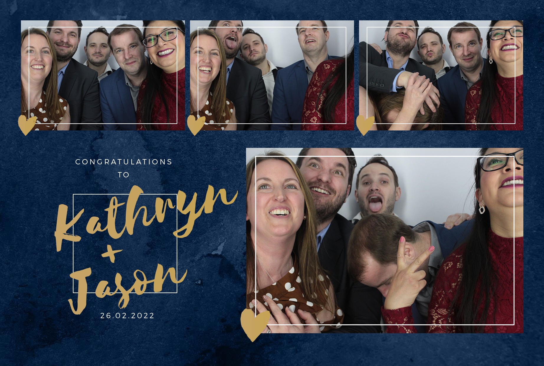 Kathryn and Jason's Wedding  | View more photos from the event at gallery.myphotoboothexperience.co.uk/u/MyPhotoBoothExperienceLtd/Kathryn-and-Jasons-Wedding