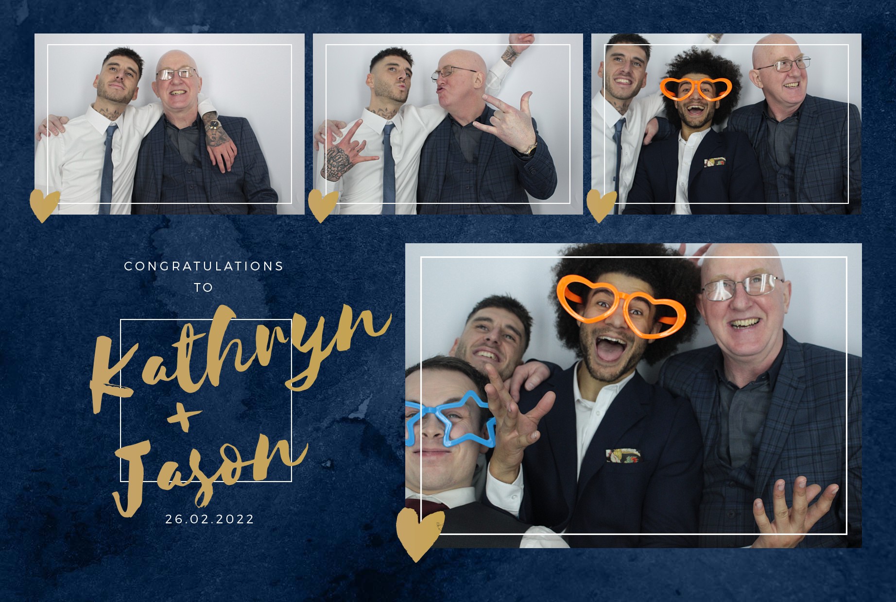 Kathryn and Jason's Wedding  | View more photos from the event at gallery.myphotoboothexperience.co.uk/u/MyPhotoBoothExperienceLtd/Kathryn-and-Jasons-Wedding