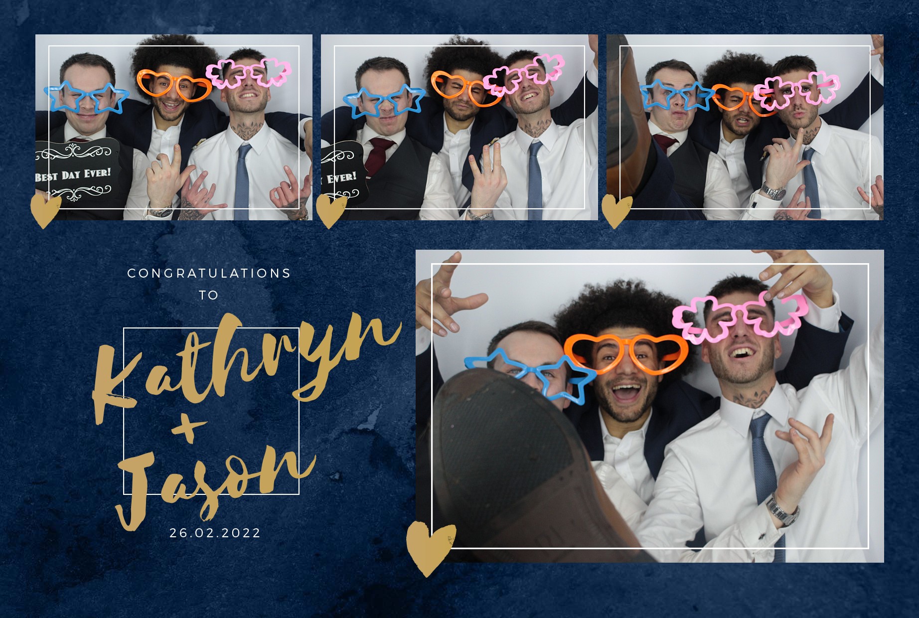 Kathryn and Jason's Wedding  | View more photos from the event at gallery.myphotoboothexperience.co.uk/u/MyPhotoBoothExperienceLtd/Kathryn-and-Jasons-Wedding