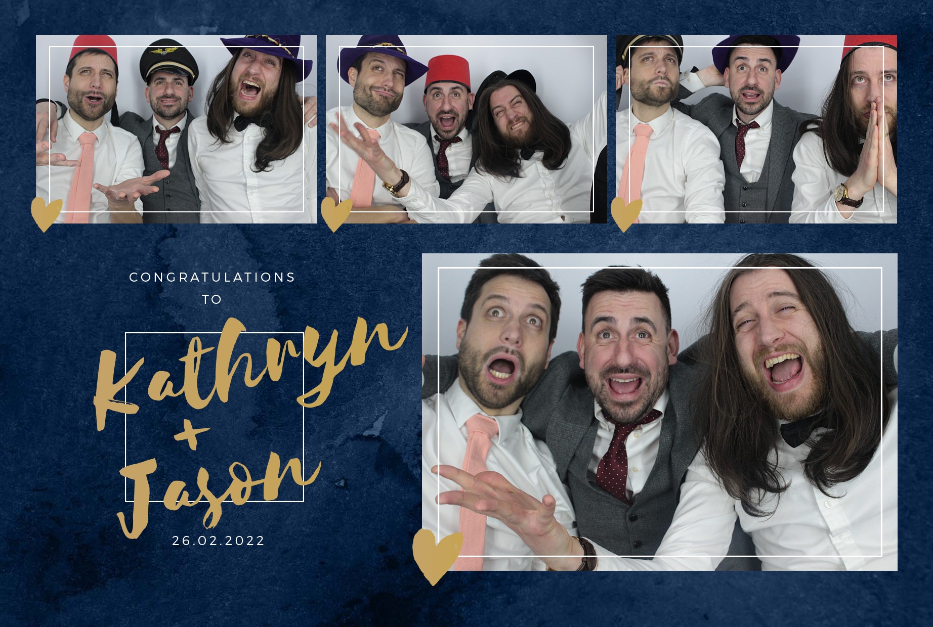 Kathryn and Jason's Wedding  | View more photos from the event at gallery.myphotoboothexperience.co.uk/u/MyPhotoBoothExperienceLtd/Kathryn-and-Jasons-Wedding