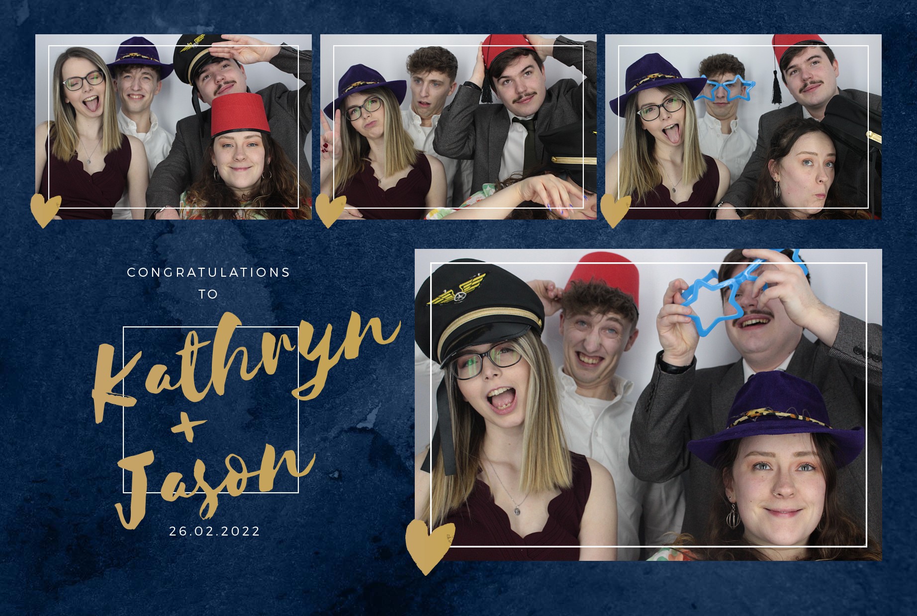 Kathryn and Jason's Wedding  | View more photos from the event at gallery.myphotoboothexperience.co.uk/u/MyPhotoBoothExperienceLtd/Kathryn-and-Jasons-Wedding