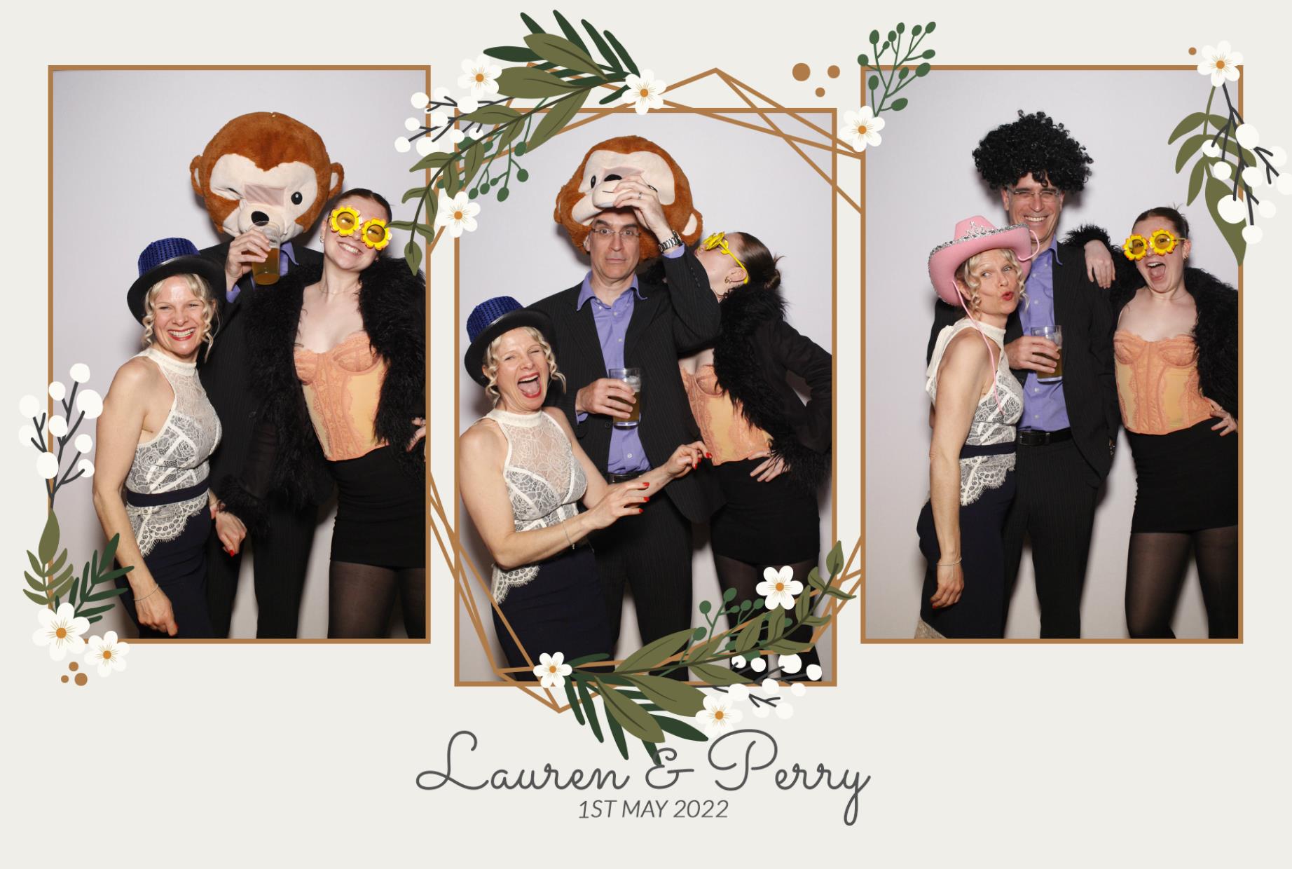 Lauren & Perry's Wedding  | View more photos from the event at gallery.myphotoboothexperience.co.uk/u/MyPhotoBoothExperienceLtd/Lauren-Perrys-Wedding