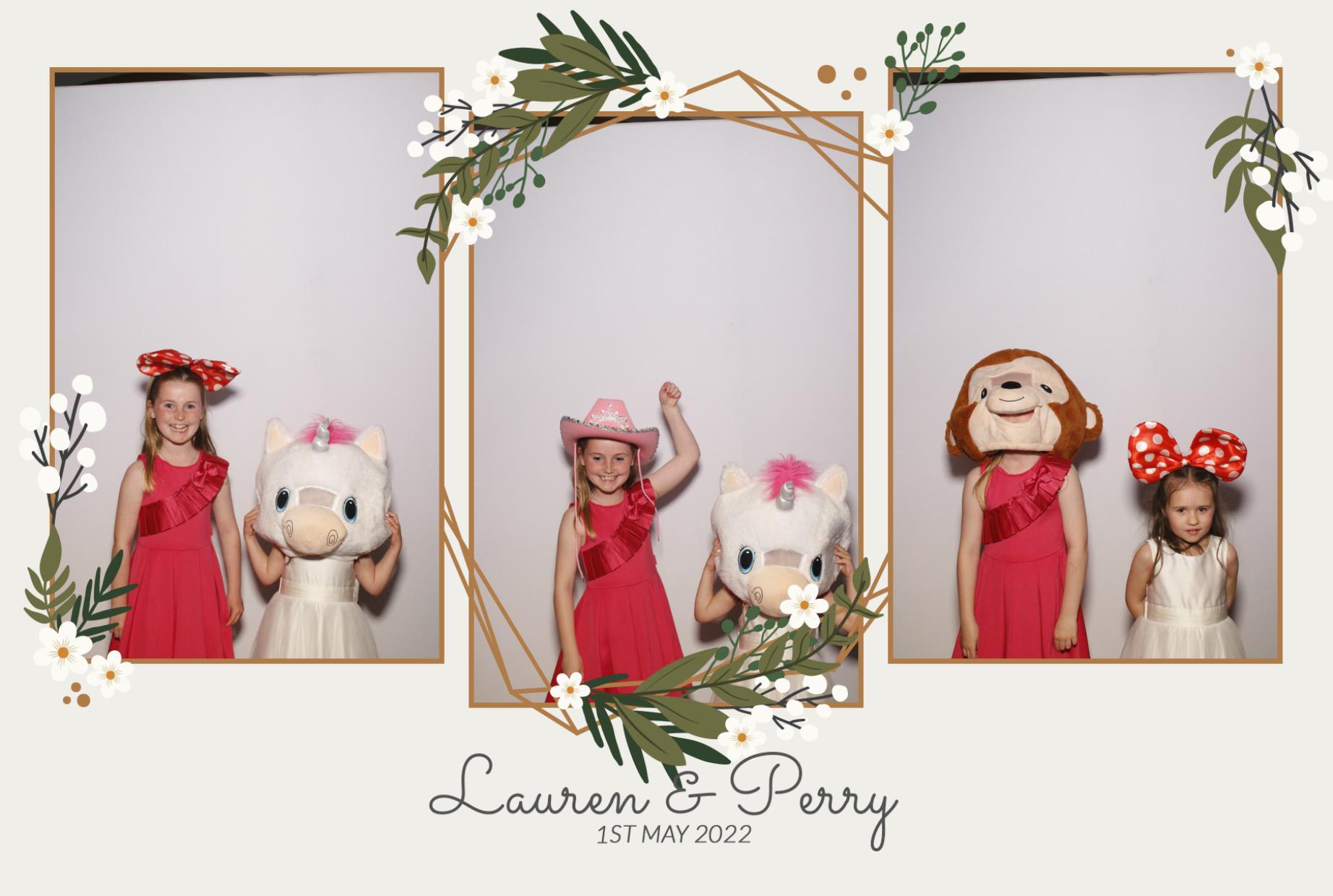 Lauren & Perry's Wedding  | View more photos from the event at gallery.myphotoboothexperience.co.uk/u/MyPhotoBoothExperienceLtd/Lauren-Perrys-Wedding