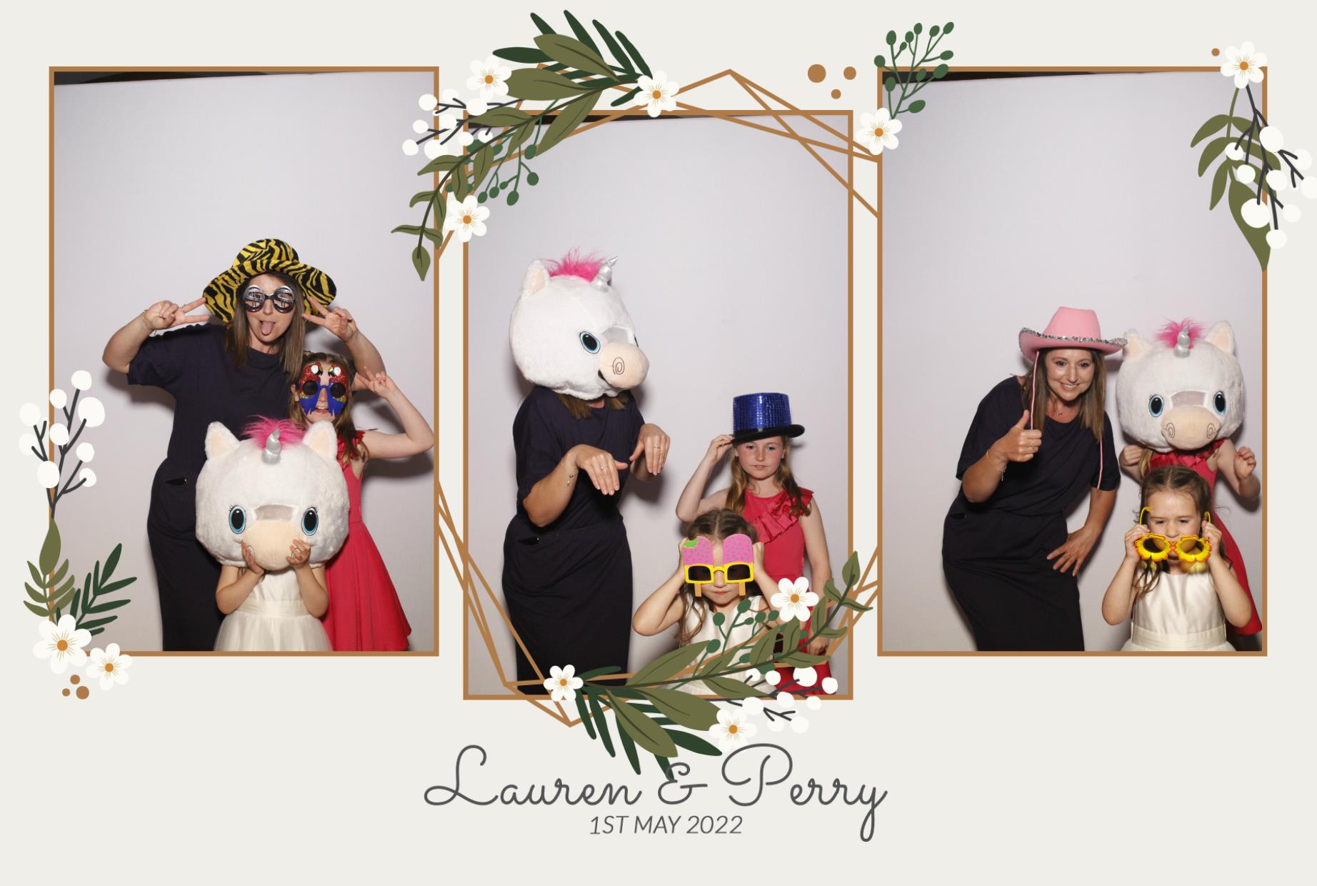 Lauren & Perry's Wedding  | View more photos from the event at gallery.myphotoboothexperience.co.uk/u/MyPhotoBoothExperienceLtd/Lauren-Perrys-Wedding
