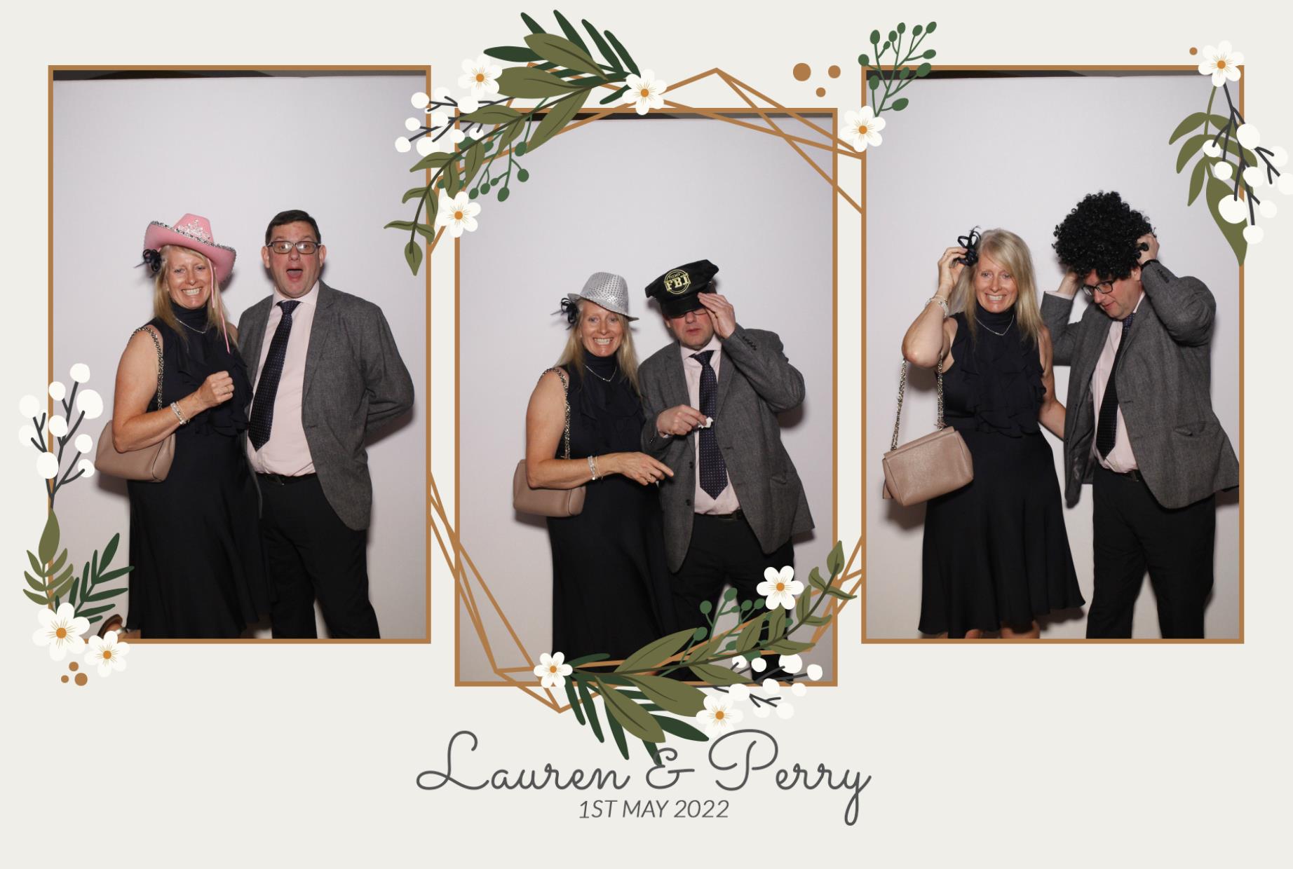 Lauren & Perry's Wedding  | View more photos from the event at gallery.myphotoboothexperience.co.uk/u/MyPhotoBoothExperienceLtd/Lauren-Perrys-Wedding