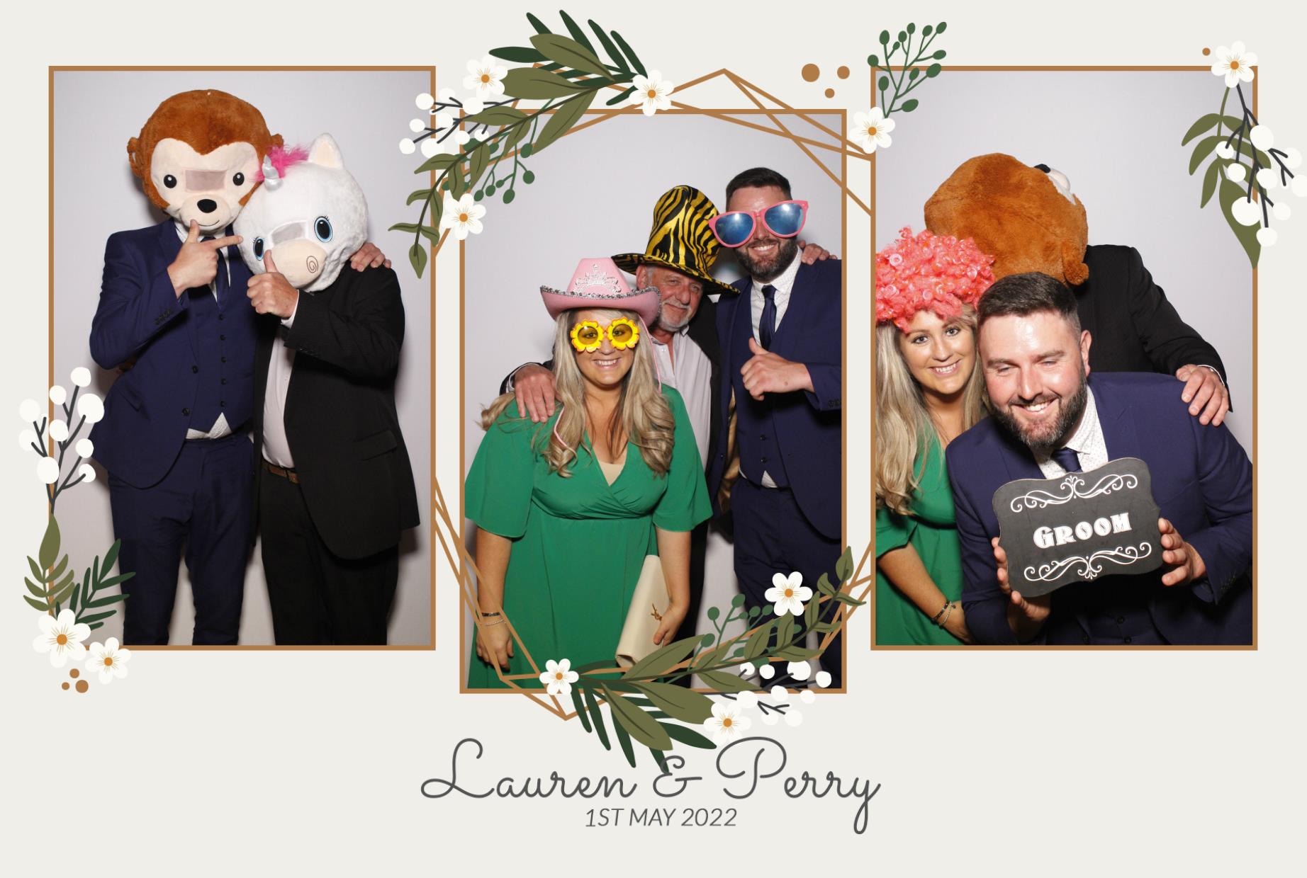 Lauren & Perry's Wedding  | View more photos from the event at gallery.myphotoboothexperience.co.uk/u/MyPhotoBoothExperienceLtd/Lauren-Perrys-Wedding