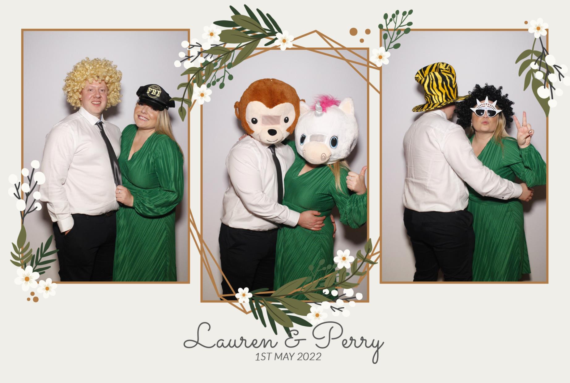 Lauren & Perry's Wedding  | View more photos from the event at gallery.myphotoboothexperience.co.uk/u/MyPhotoBoothExperienceLtd/Lauren-Perrys-Wedding