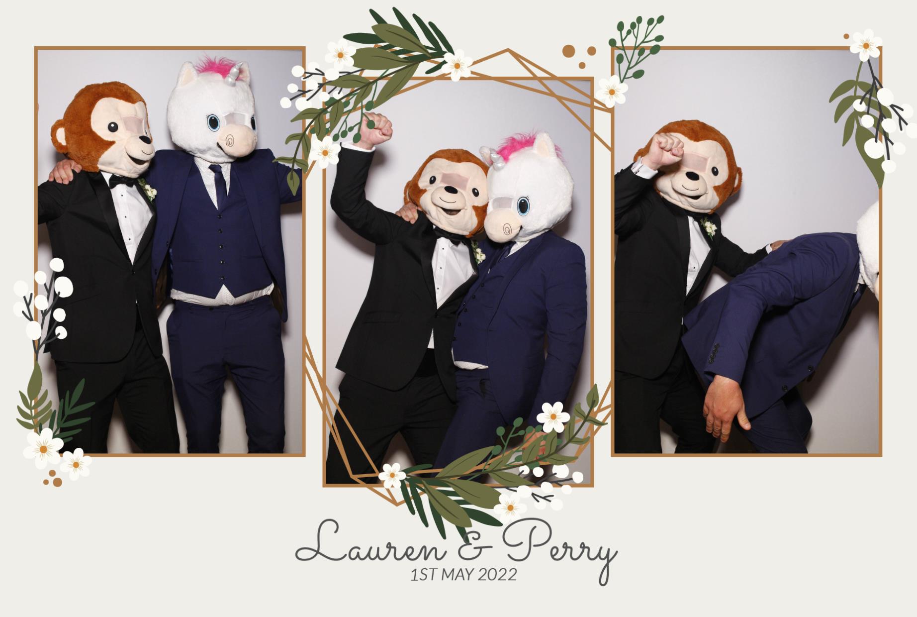 Lauren & Perry's Wedding  | View more photos from the event at gallery.myphotoboothexperience.co.uk/u/MyPhotoBoothExperienceLtd/Lauren-Perrys-Wedding