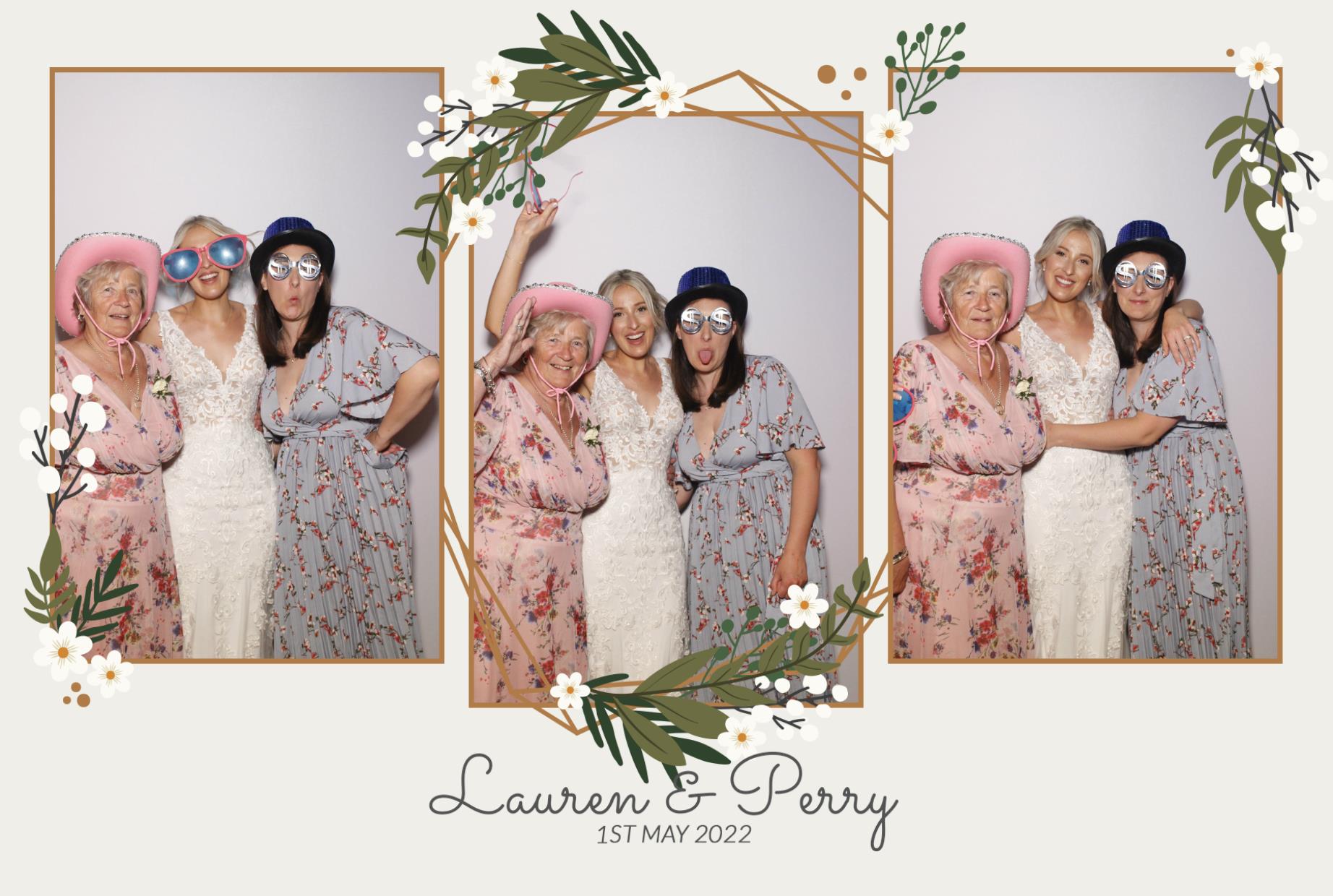 Lauren & Perry's Wedding  | View more photos from the event at gallery.myphotoboothexperience.co.uk/u/MyPhotoBoothExperienceLtd/Lauren-Perrys-Wedding