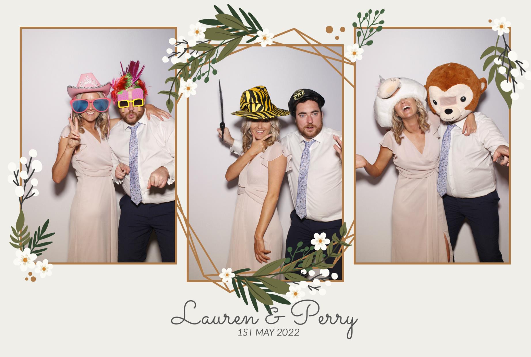 Lauren & Perry's Wedding  | View more photos from the event at gallery.myphotoboothexperience.co.uk/u/MyPhotoBoothExperienceLtd/Lauren-Perrys-Wedding