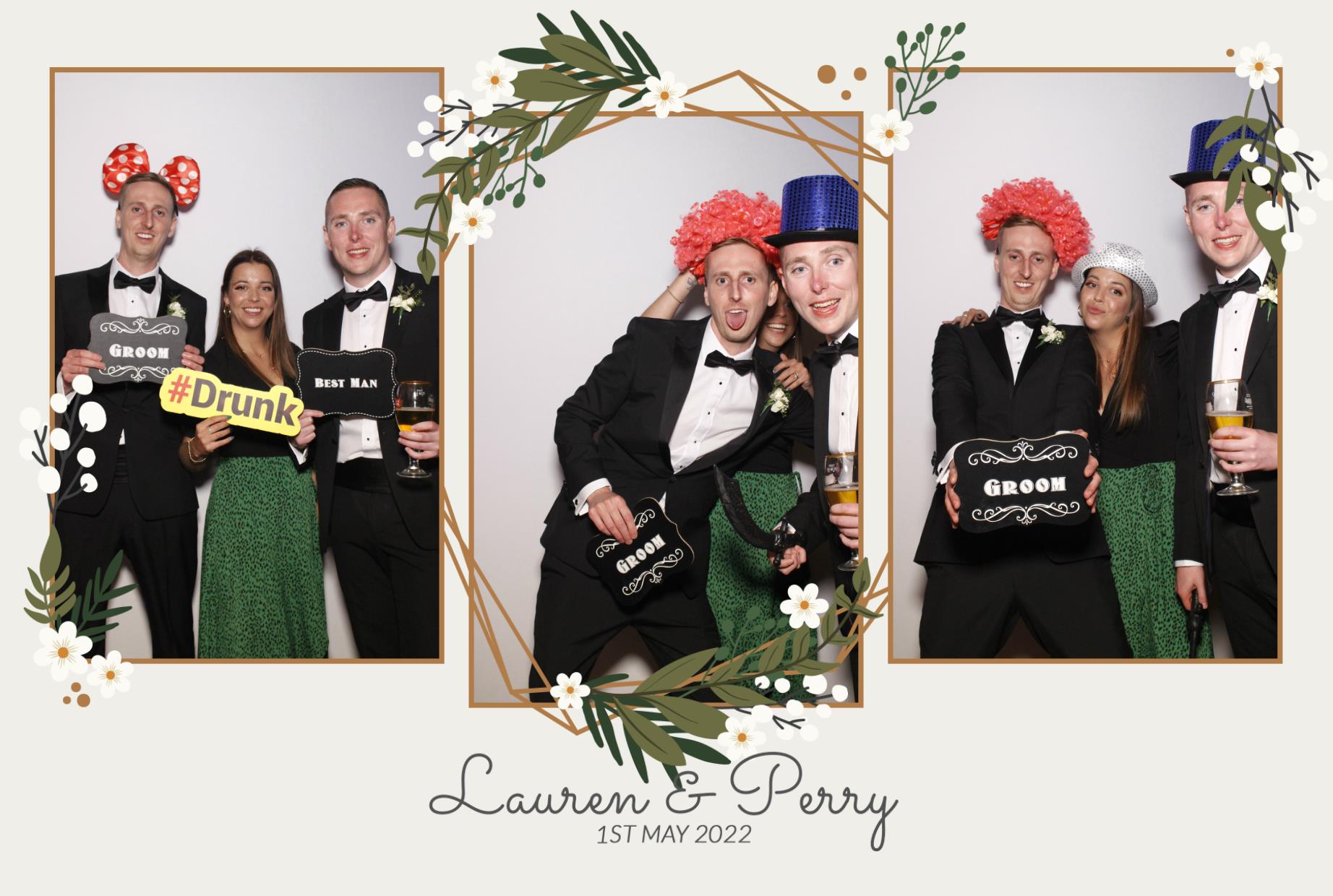Lauren & Perry's Wedding  | View more photos from the event at gallery.myphotoboothexperience.co.uk/u/MyPhotoBoothExperienceLtd/Lauren-Perrys-Wedding