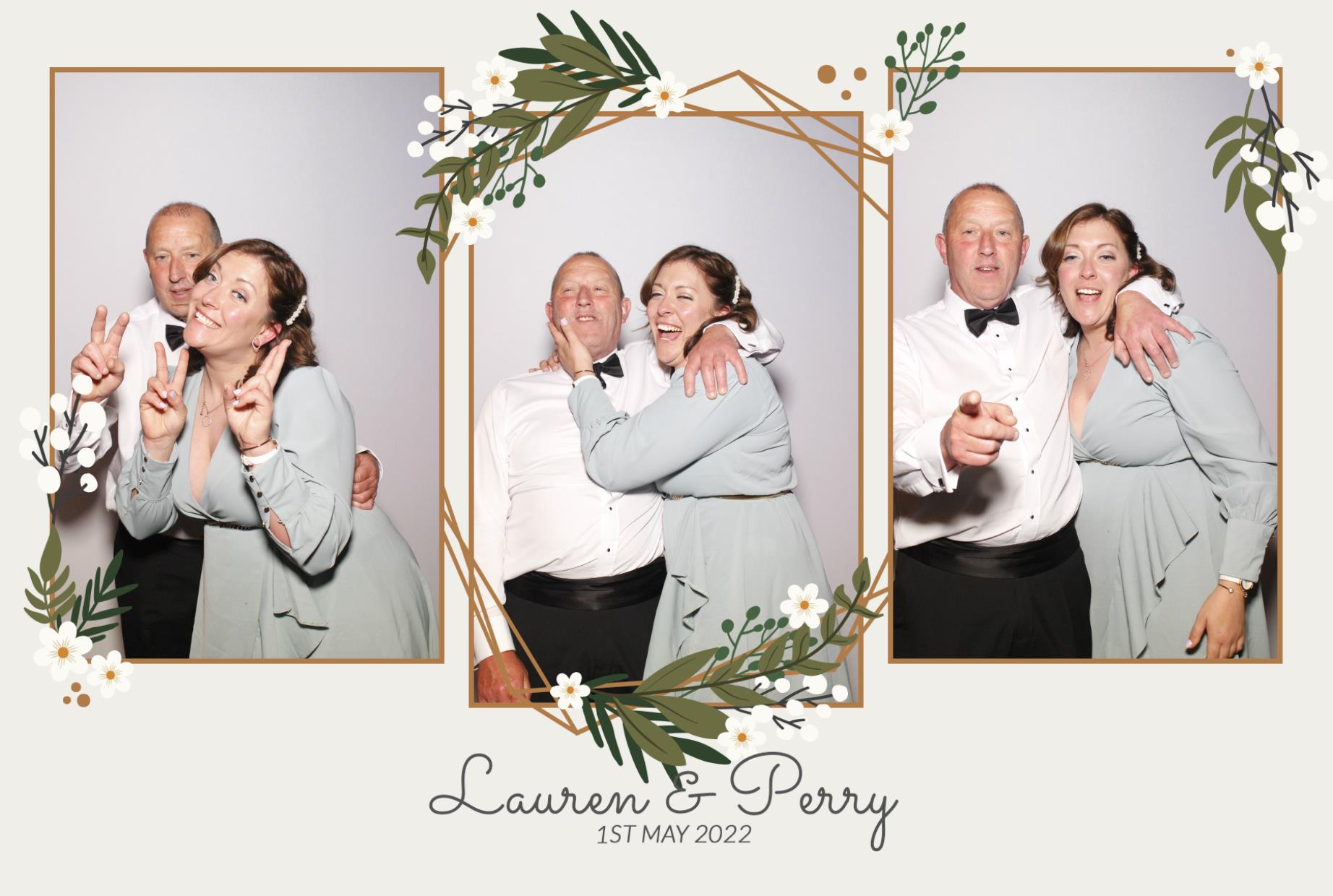 Lauren & Perry's Wedding  | View more photos from the event at gallery.myphotoboothexperience.co.uk/u/MyPhotoBoothExperienceLtd/Lauren-Perrys-Wedding