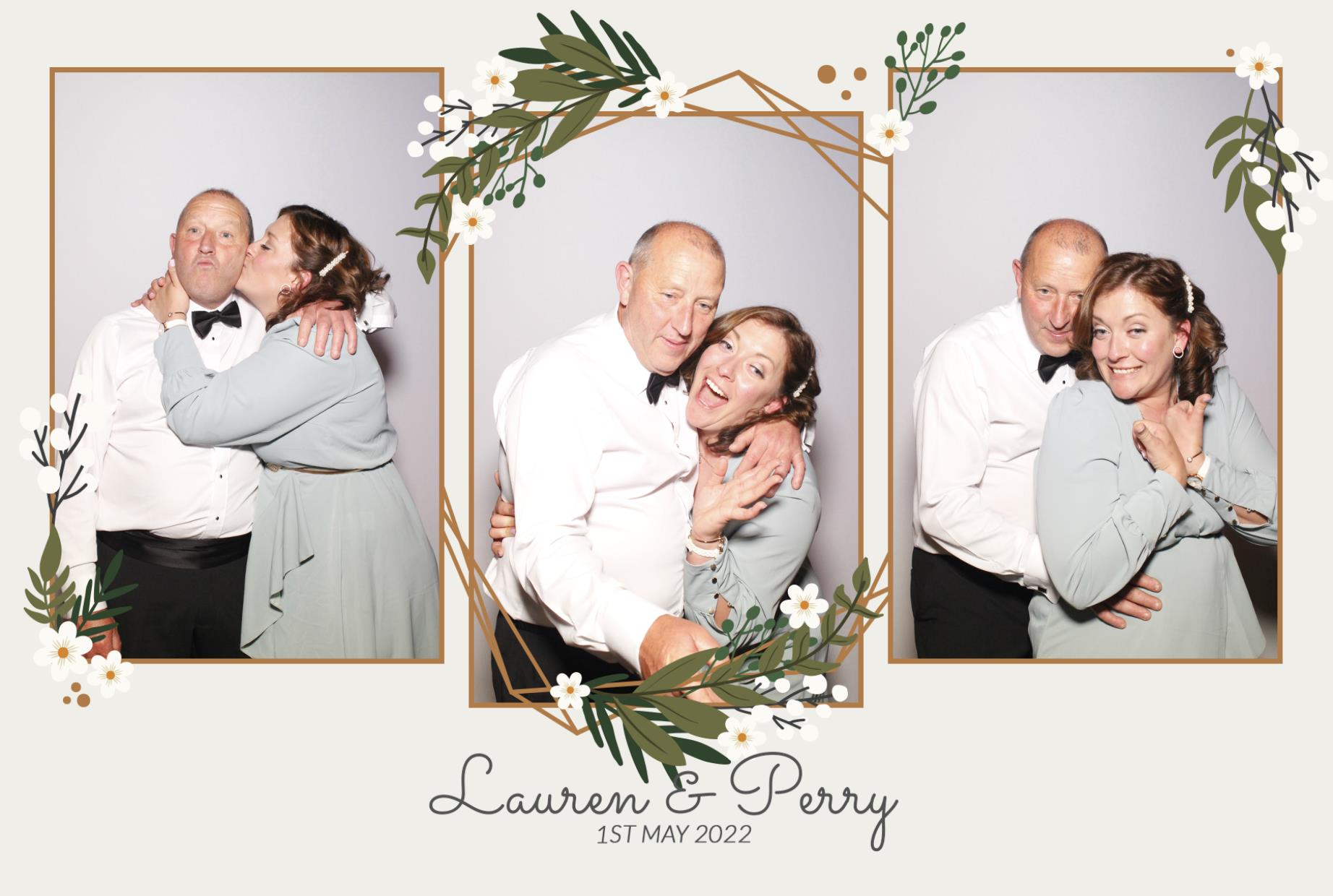 Lauren & Perry's Wedding  | View more photos from the event at gallery.myphotoboothexperience.co.uk/u/MyPhotoBoothExperienceLtd/Lauren-Perrys-Wedding