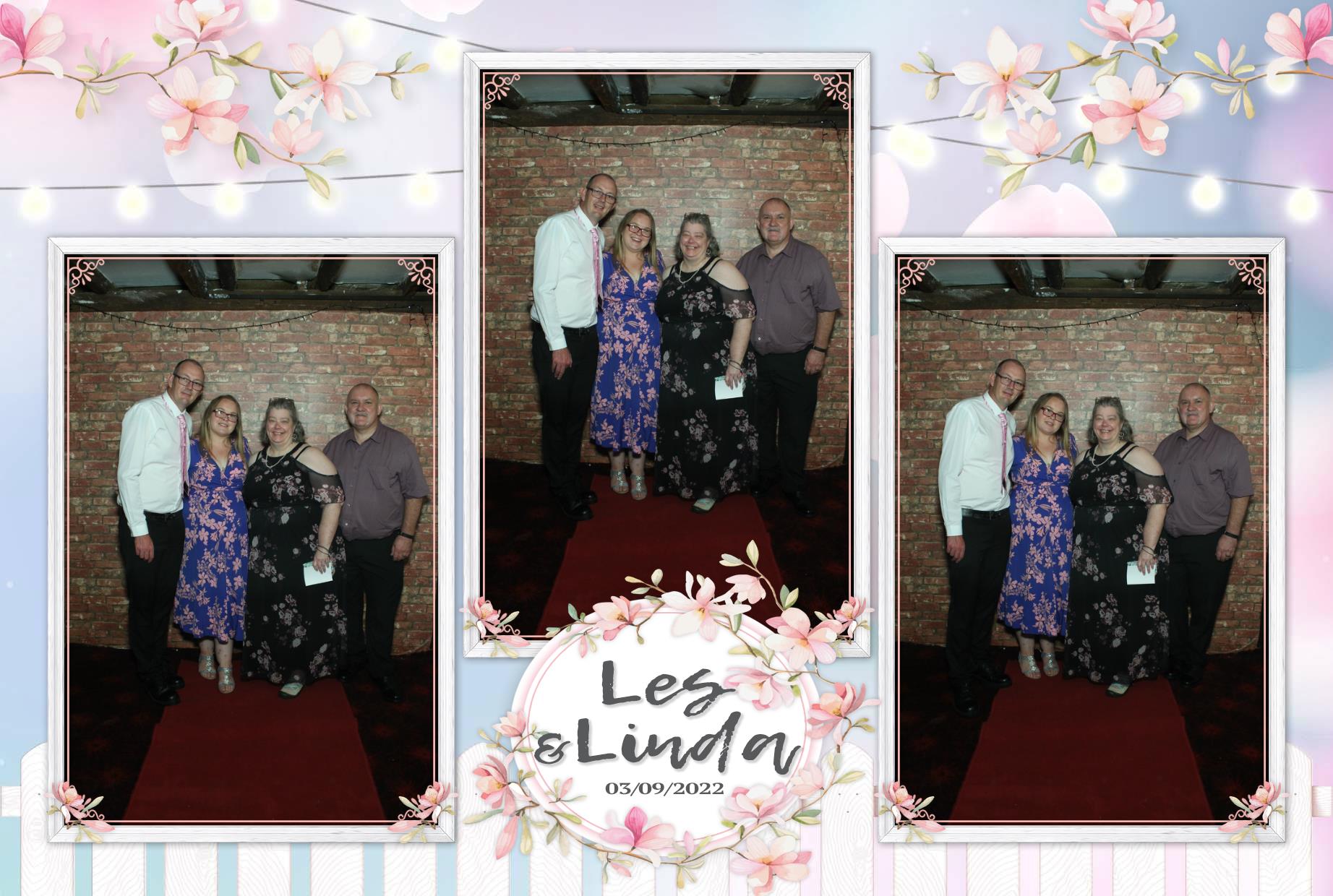 Les & Linda's Wedding  | View more photos from the event at gallery.myphotoboothexperience.co.uk/u/MyPhotoBoothExperienceLtd/Les-Lindas-Wedding