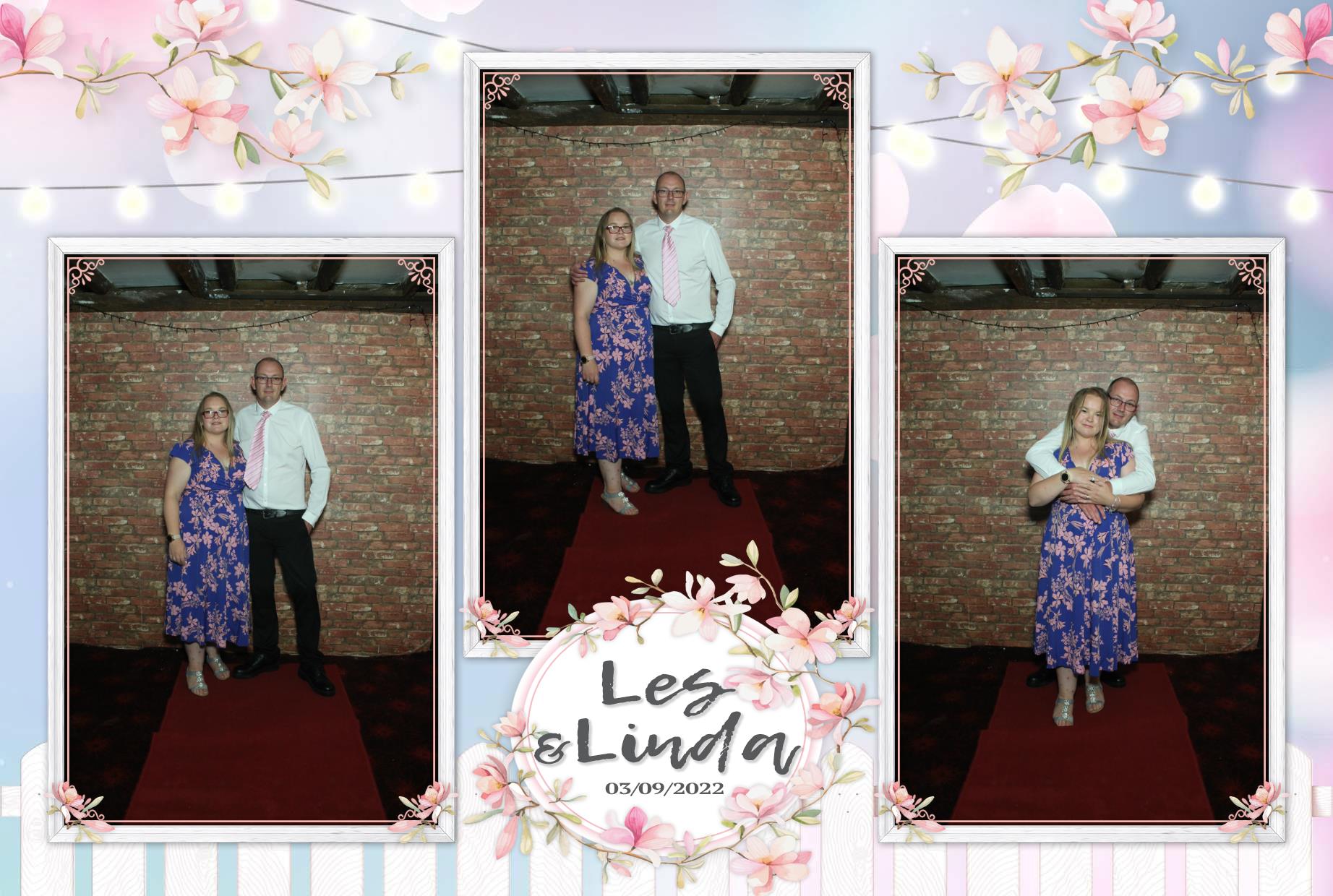 Les & Linda's Wedding  | View more photos from the event at gallery.myphotoboothexperience.co.uk/u/MyPhotoBoothExperienceLtd/Les-Lindas-Wedding