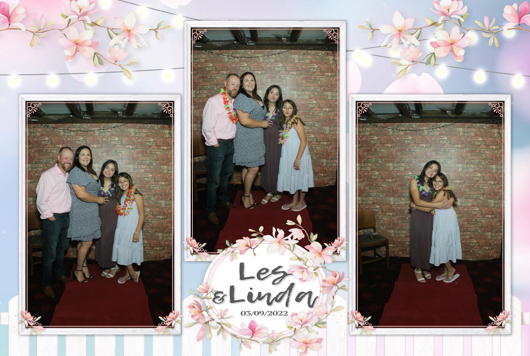 Les & Linda's Wedding  | View more photos from the event at gallery.myphotoboothexperience.co.uk/u/MyPhotoBoothExperienceLtd/Les-Lindas-Wedding