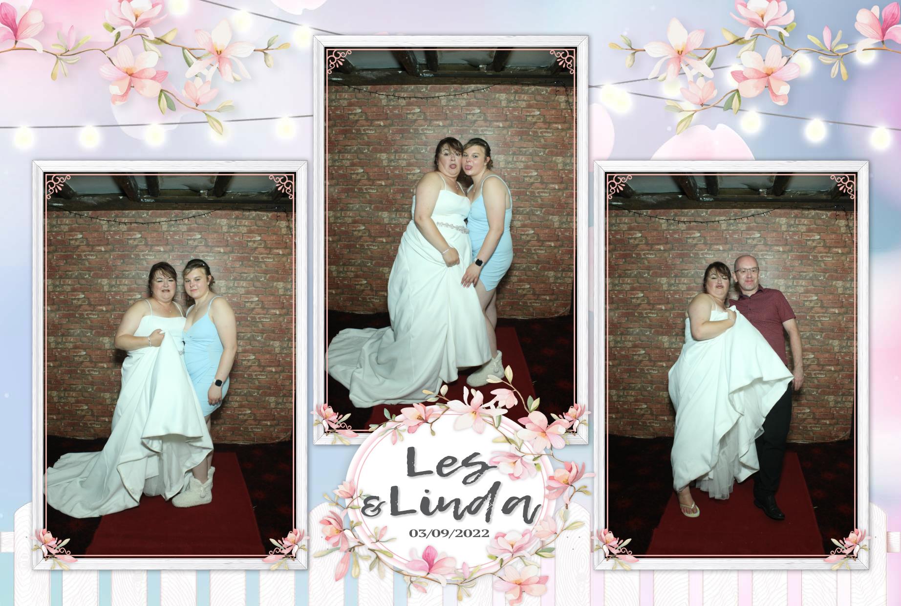 Les & Linda's Wedding  | View more photos from the event at gallery.myphotoboothexperience.co.uk/u/MyPhotoBoothExperienceLtd/Les-Lindas-Wedding