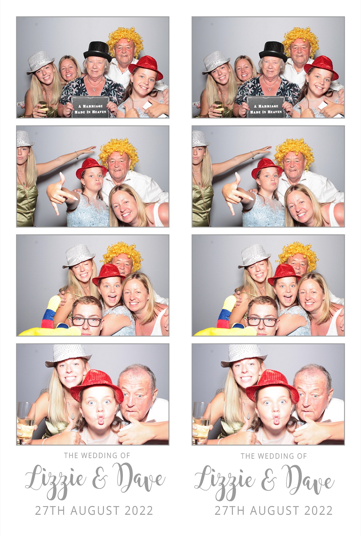 Liz & Dave's Wedding  | View more photos from the event at gallery.myphotoboothexperience.co.uk/u/MyPhotoBoothExperienceLtd/Liz-Daves-Wedding