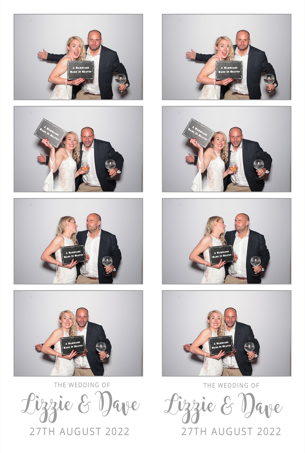 Liz & Dave's Wedding  | View more photos from the event at gallery.myphotoboothexperience.co.uk/u/MyPhotoBoothExperienceLtd/Liz-Daves-Wedding