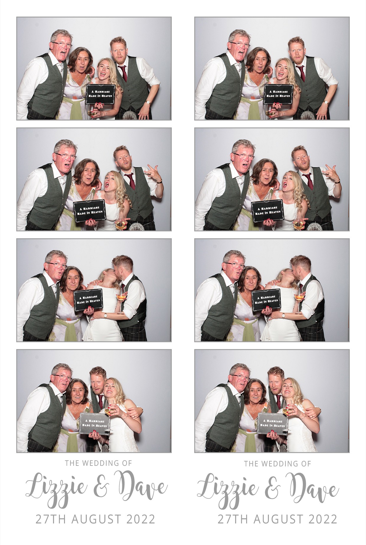 Liz & Dave's Wedding  | View more photos from the event at gallery.myphotoboothexperience.co.uk/u/MyPhotoBoothExperienceLtd/Liz-Daves-Wedding