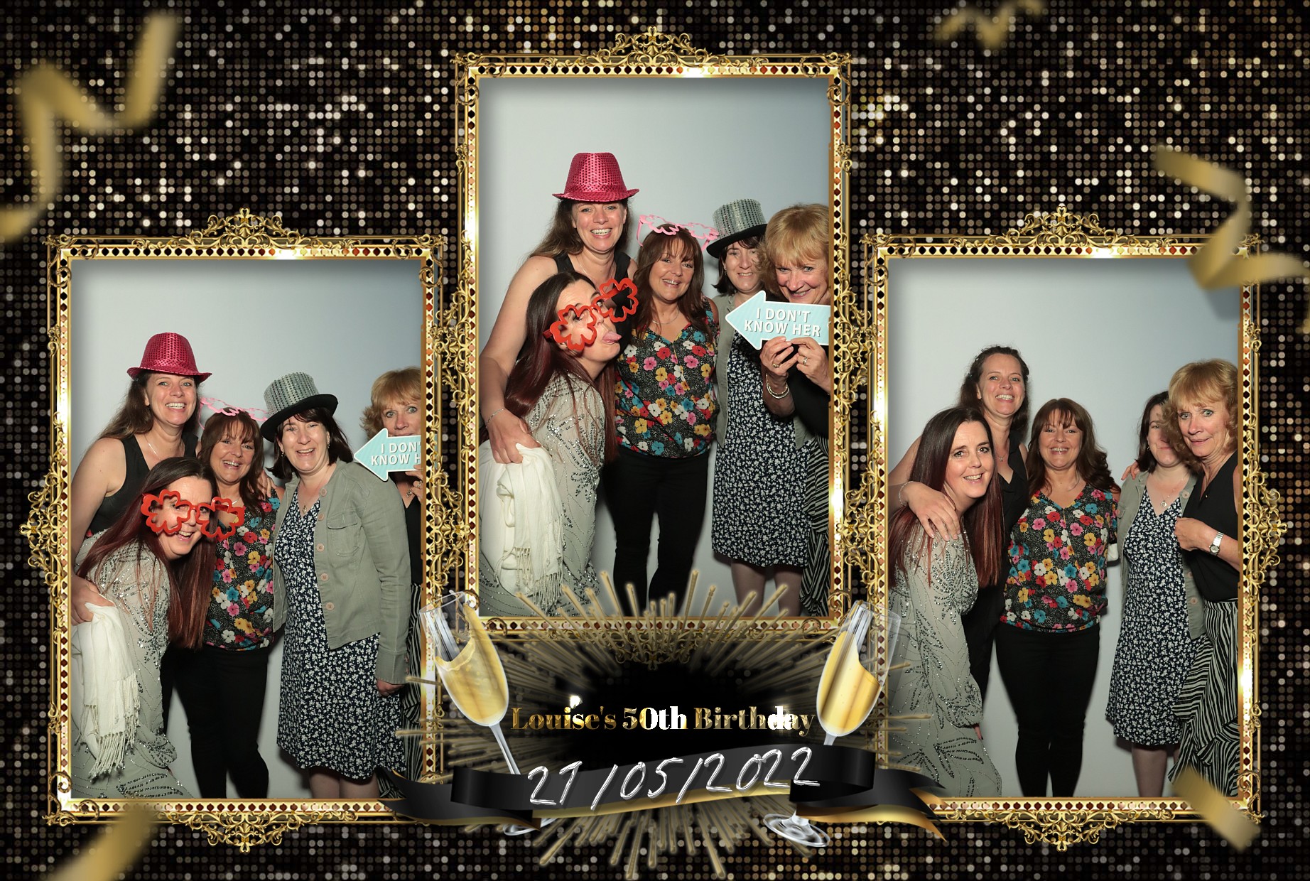 Louise's 50th Birthday | View more photos from the event at gallery.myphotoboothexperience.co.uk/u/MyPhotoBoothExperienceLtd/Louises-50th-Birthday