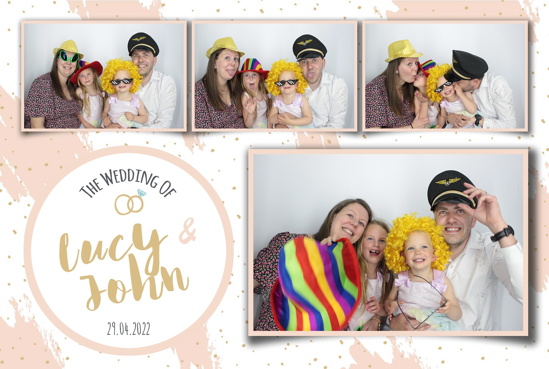 Lucy and John's Wedding  | View more photos from the event at gallery.myphotoboothexperience.co.uk/u/MyPhotoBoothExperienceLtd/Lucy-and-Johns-Wedding