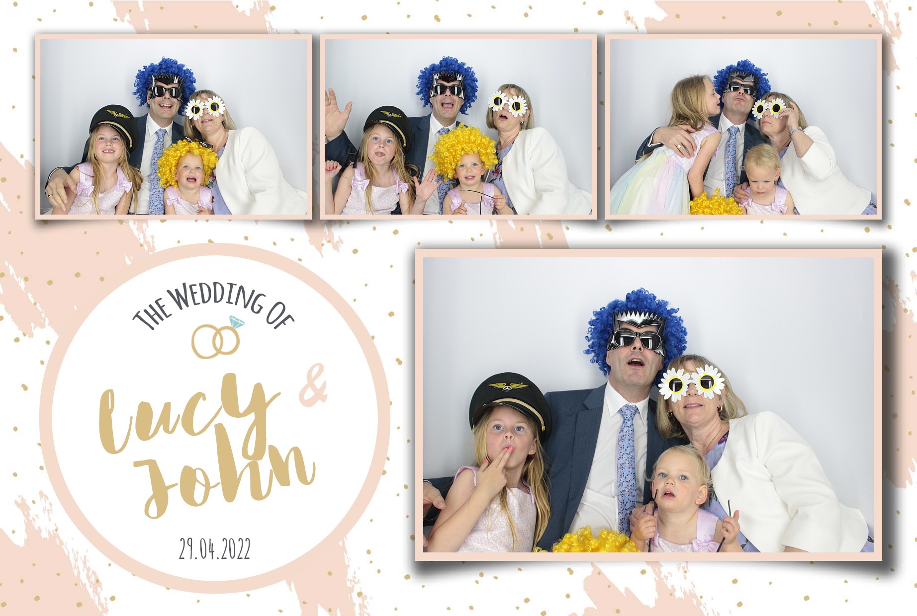 Lucy and John's Wedding  | View more photos from the event at gallery.myphotoboothexperience.co.uk/u/MyPhotoBoothExperienceLtd/Lucy-and-Johns-Wedding