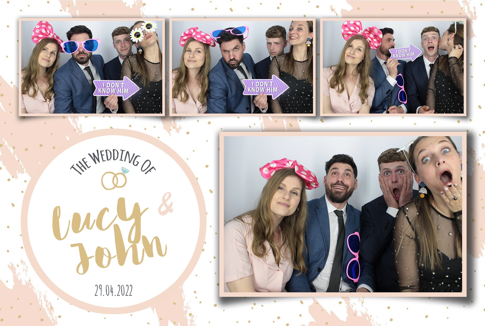 Lucy and John's Wedding  | View more photos from the event at gallery.myphotoboothexperience.co.uk/u/MyPhotoBoothExperienceLtd/Lucy-and-Johns-Wedding