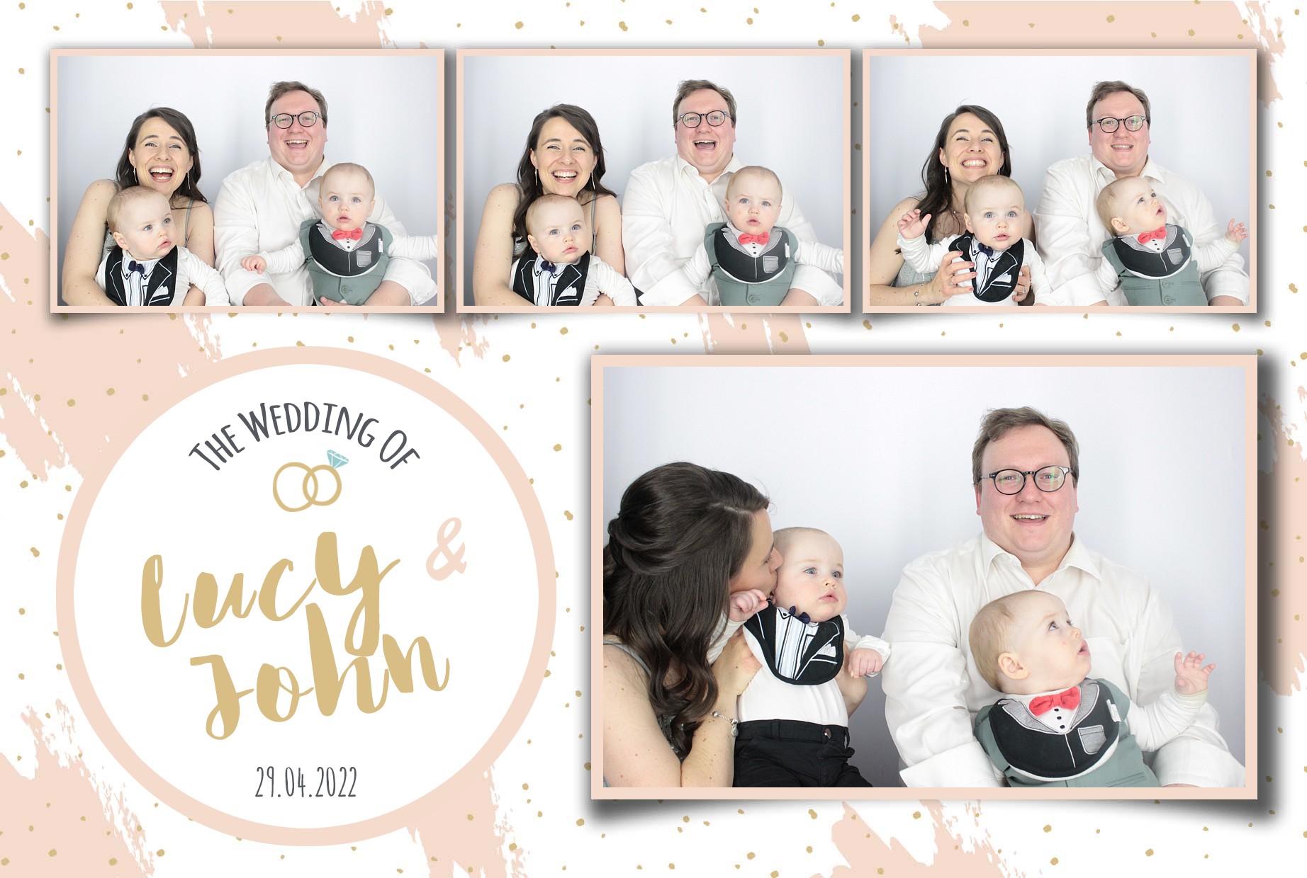 Lucy and John's Wedding  | View more photos from the event at gallery.myphotoboothexperience.co.uk/u/MyPhotoBoothExperienceLtd/Lucy-and-Johns-Wedding