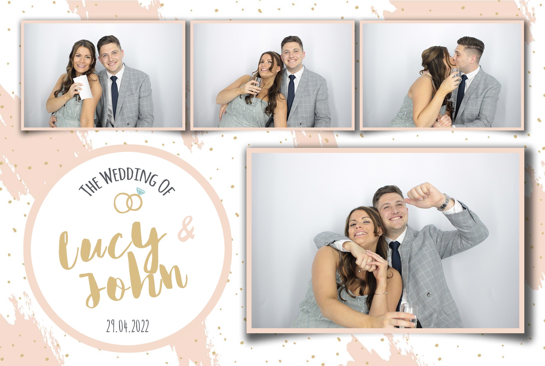 Lucy and John's Wedding  | View more photos from the event at gallery.myphotoboothexperience.co.uk/u/MyPhotoBoothExperienceLtd/Lucy-and-Johns-Wedding