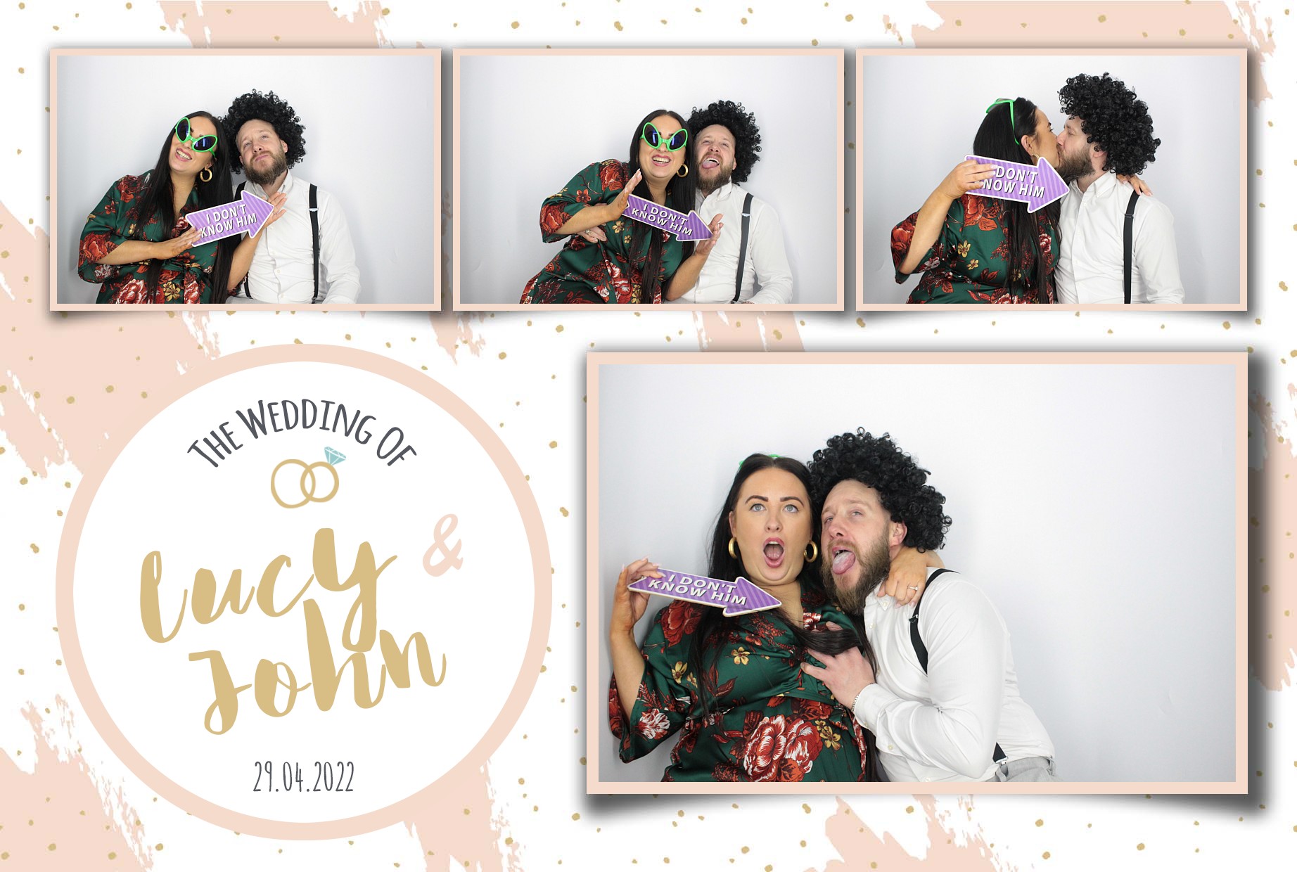 Lucy and John's Wedding  | View more photos from the event at gallery.myphotoboothexperience.co.uk/u/MyPhotoBoothExperienceLtd/Lucy-and-Johns-Wedding