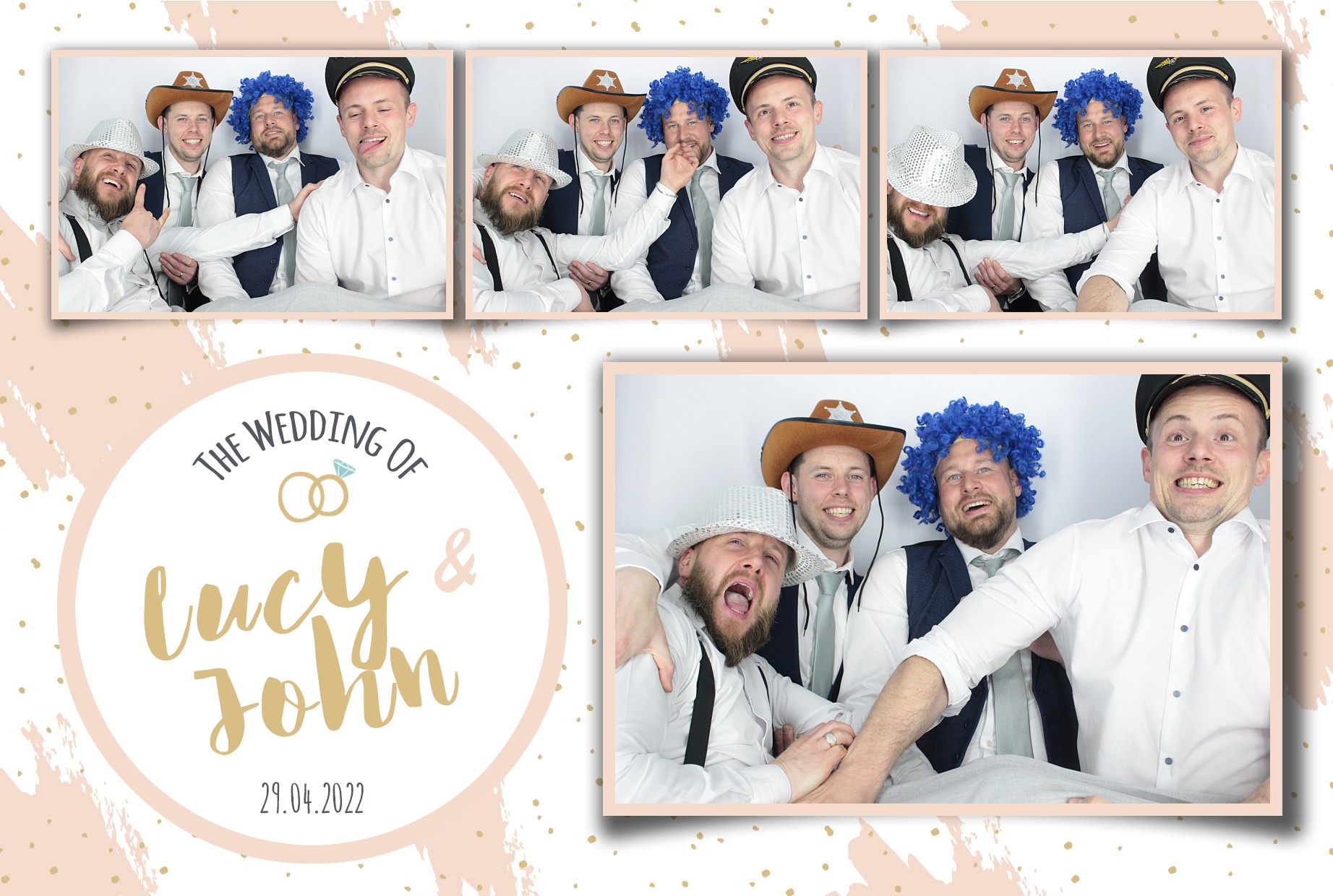 Lucy and John's Wedding  | View more photos from the event at gallery.myphotoboothexperience.co.uk/u/MyPhotoBoothExperienceLtd/Lucy-and-Johns-Wedding