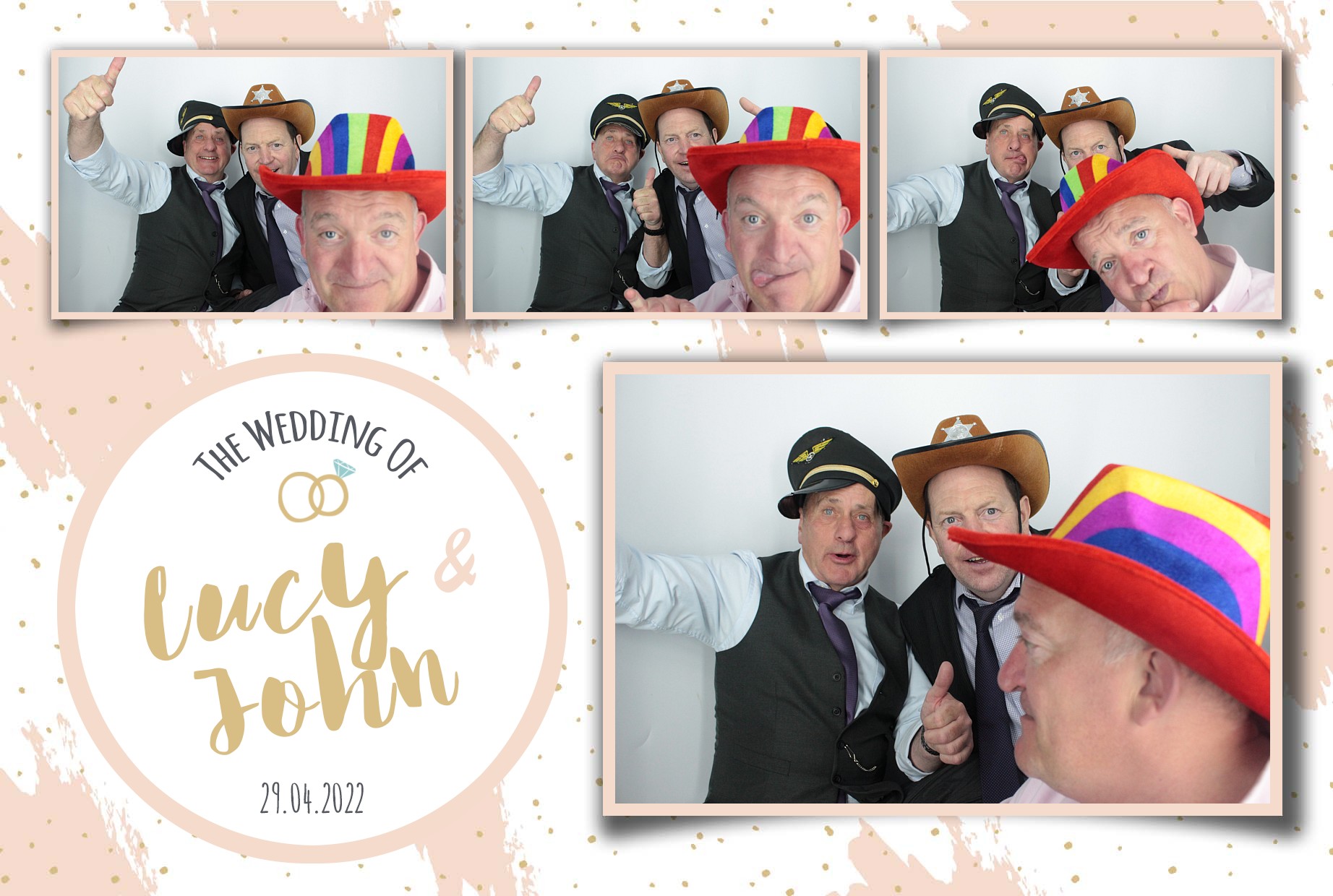 Lucy and John's Wedding  | View more photos from the event at gallery.myphotoboothexperience.co.uk/u/MyPhotoBoothExperienceLtd/Lucy-and-Johns-Wedding