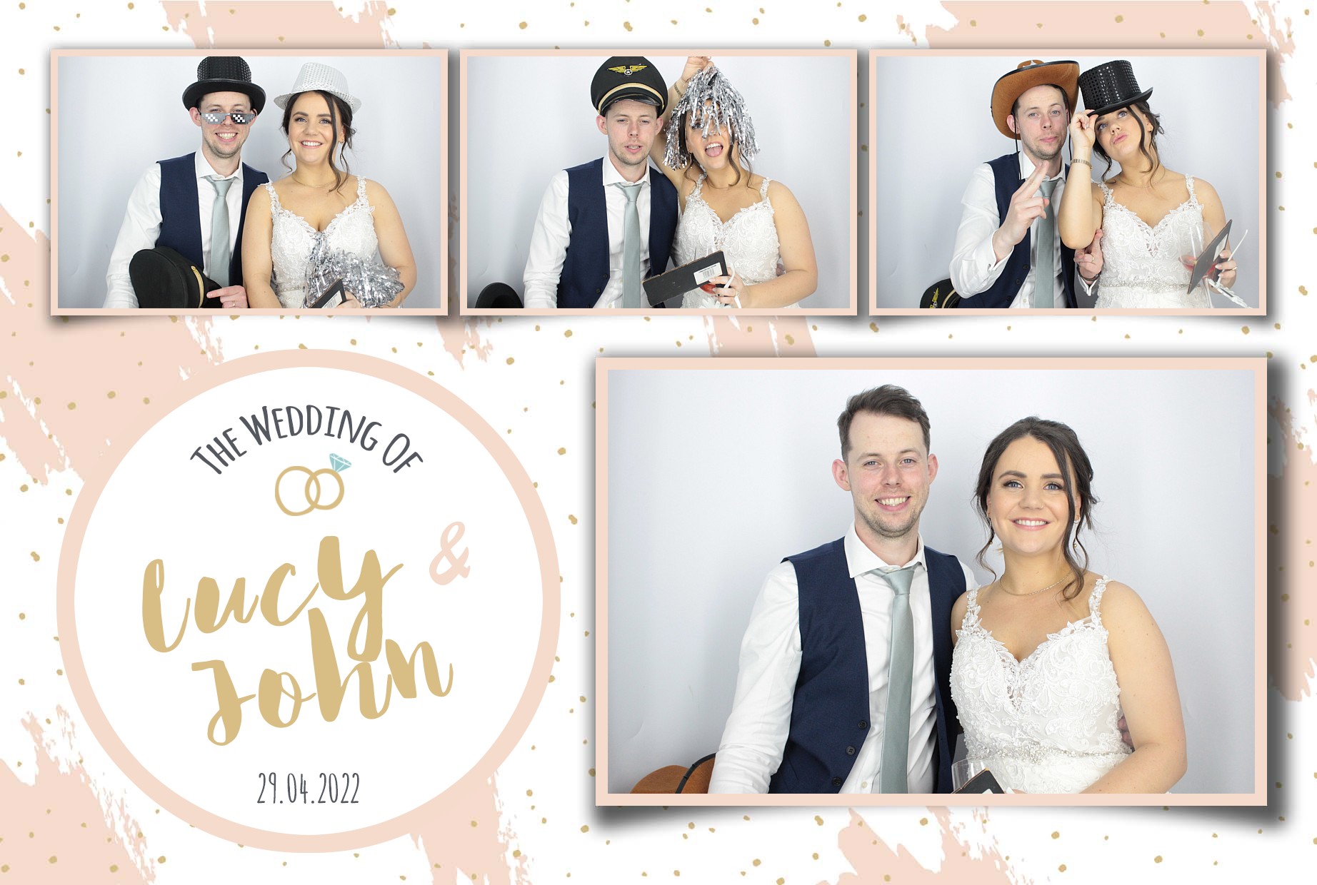 Lucy and John's Wedding  | View more photos from the event at gallery.myphotoboothexperience.co.uk/u/MyPhotoBoothExperienceLtd/Lucy-and-Johns-Wedding
