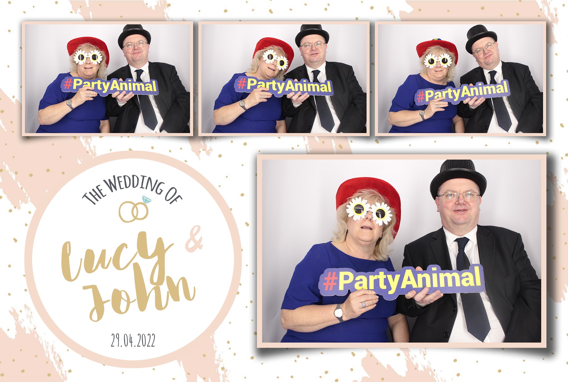 Lucy and John's Wedding  | View more photos from the event at gallery.myphotoboothexperience.co.uk/u/MyPhotoBoothExperienceLtd/Lucy-and-Johns-Wedding