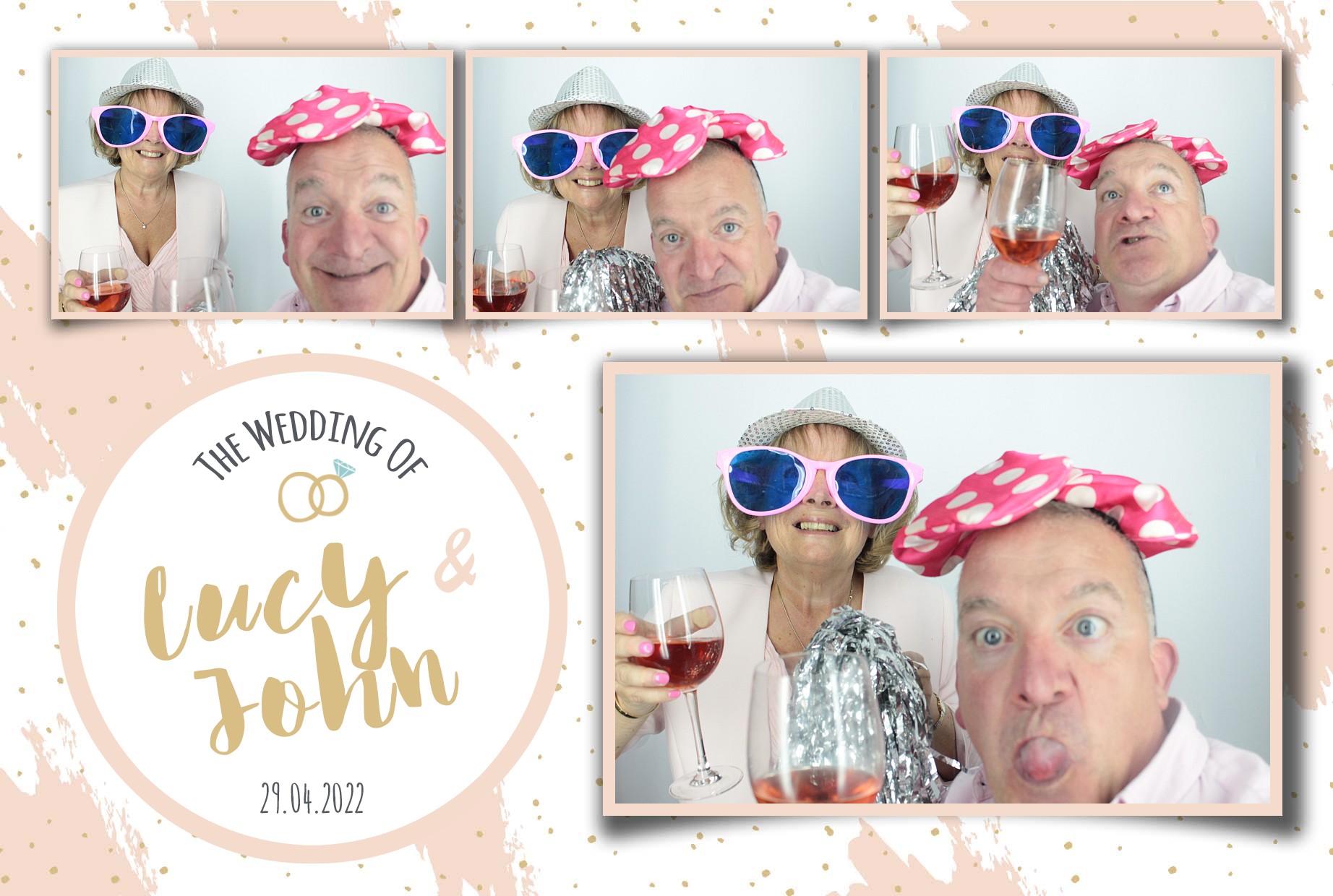 Lucy and John's Wedding  | View more photos from the event at gallery.myphotoboothexperience.co.uk/u/MyPhotoBoothExperienceLtd/Lucy-and-Johns-Wedding