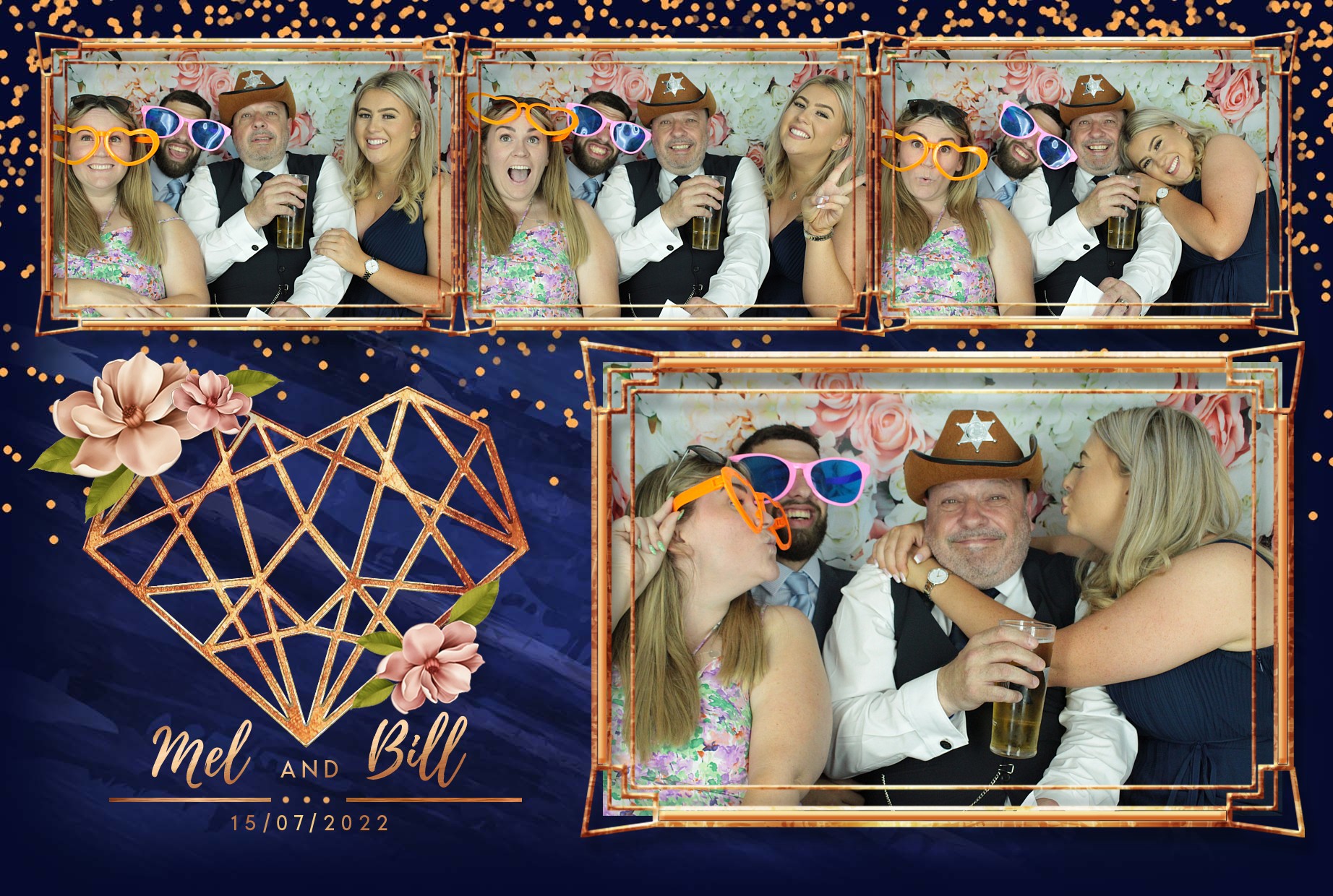 Mel & Bill's Wedding  | View more photos from the event at gallery.myphotoboothexperience.co.uk/u/MyPhotoBoothExperienceLtd/Mel-Bills-Wedding