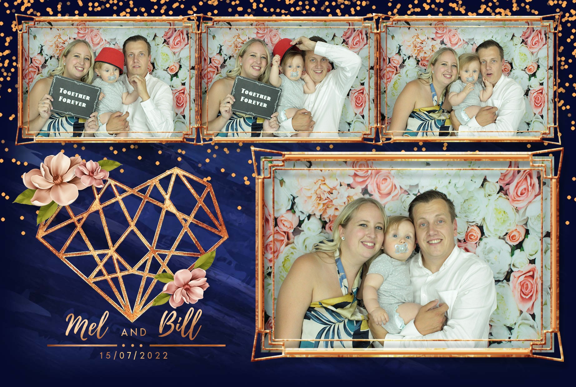 Mel & Bill's Wedding  | View more photos from the event at gallery.myphotoboothexperience.co.uk/u/MyPhotoBoothExperienceLtd/Mel-Bills-Wedding