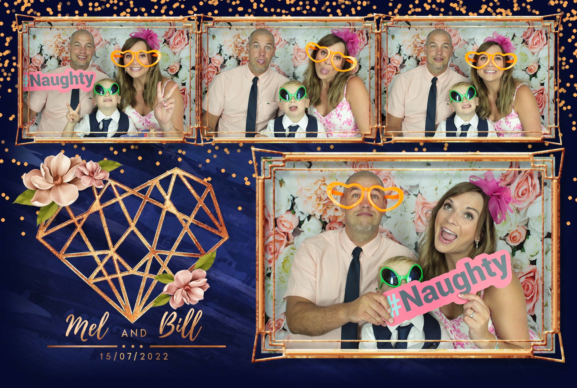 Mel & Bill's Wedding  | View more photos from the event at gallery.myphotoboothexperience.co.uk/u/MyPhotoBoothExperienceLtd/Mel-Bills-Wedding