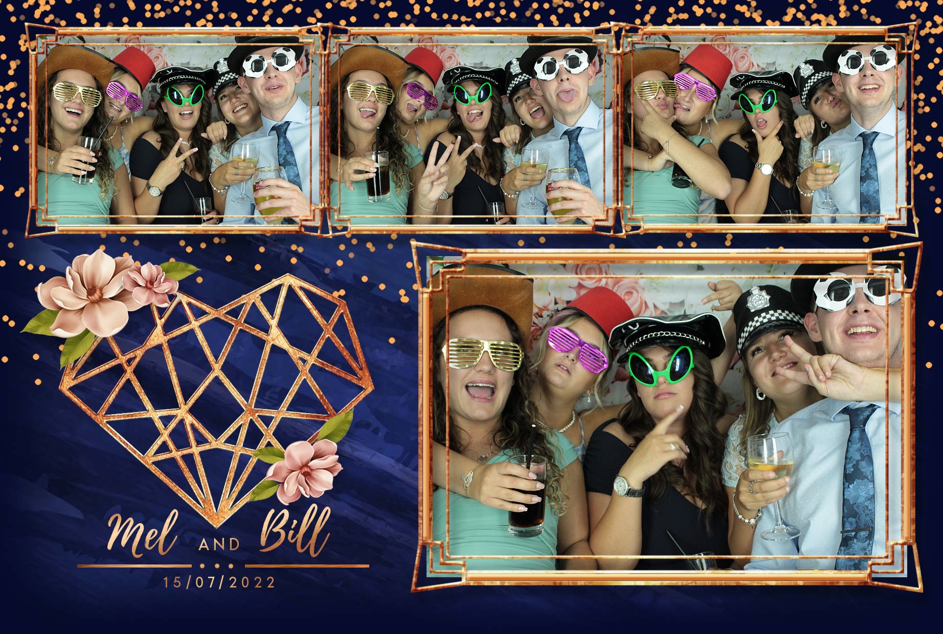 Mel & Bill's Wedding  | View more photos from the event at gallery.myphotoboothexperience.co.uk/u/MyPhotoBoothExperienceLtd/Mel-Bills-Wedding